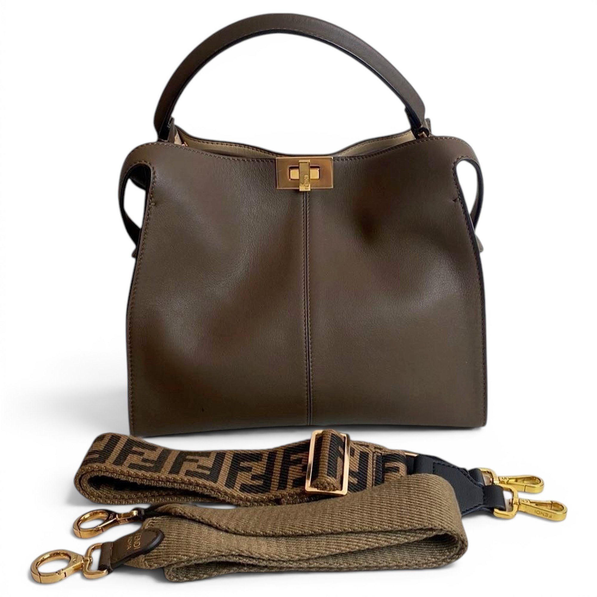 Peekaboo X-Lite leather handbag