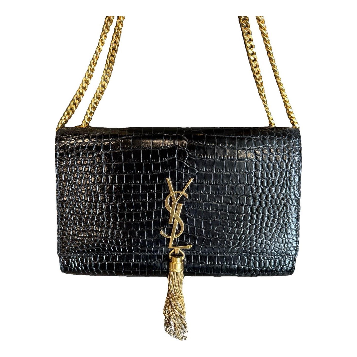 Pompom Kate leather handbag
