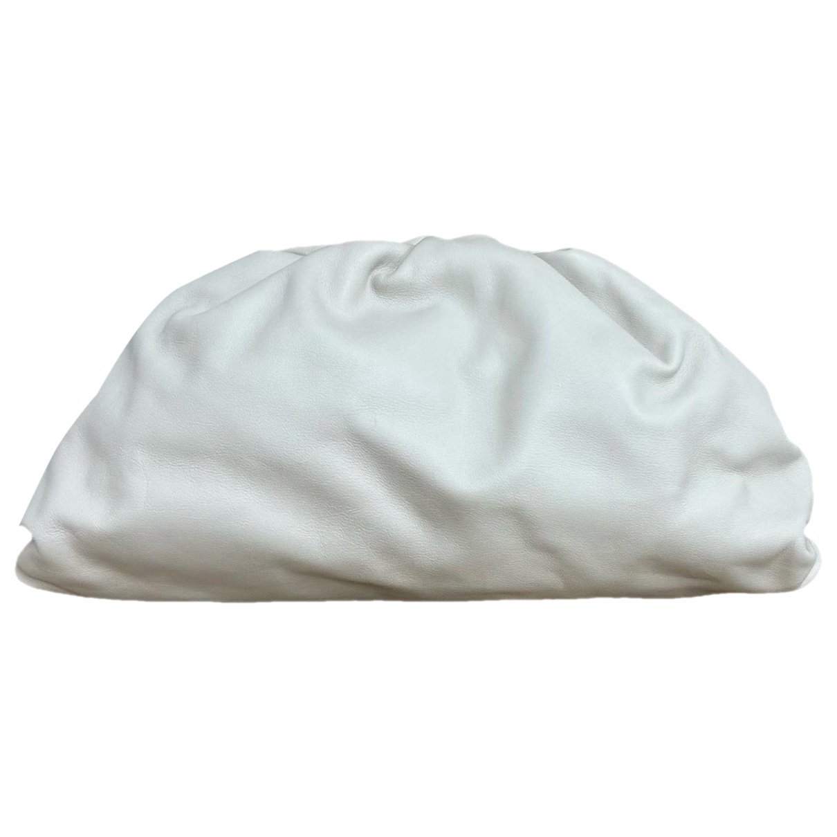 Pouch leather clutch bag