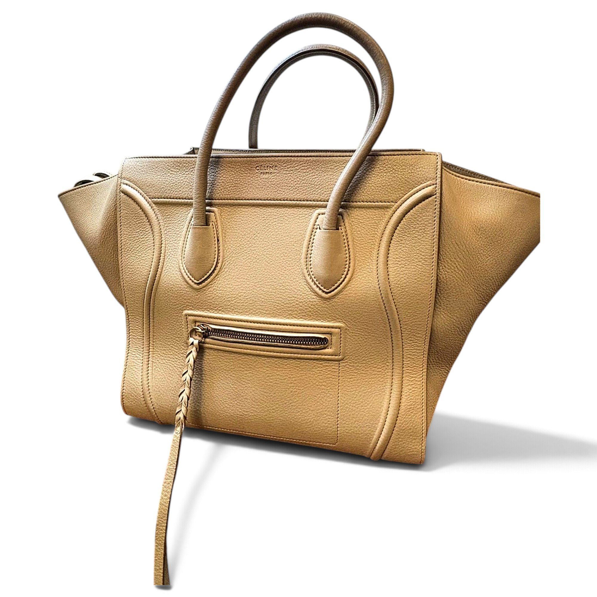 Celine Luggage Phantom leather handbag