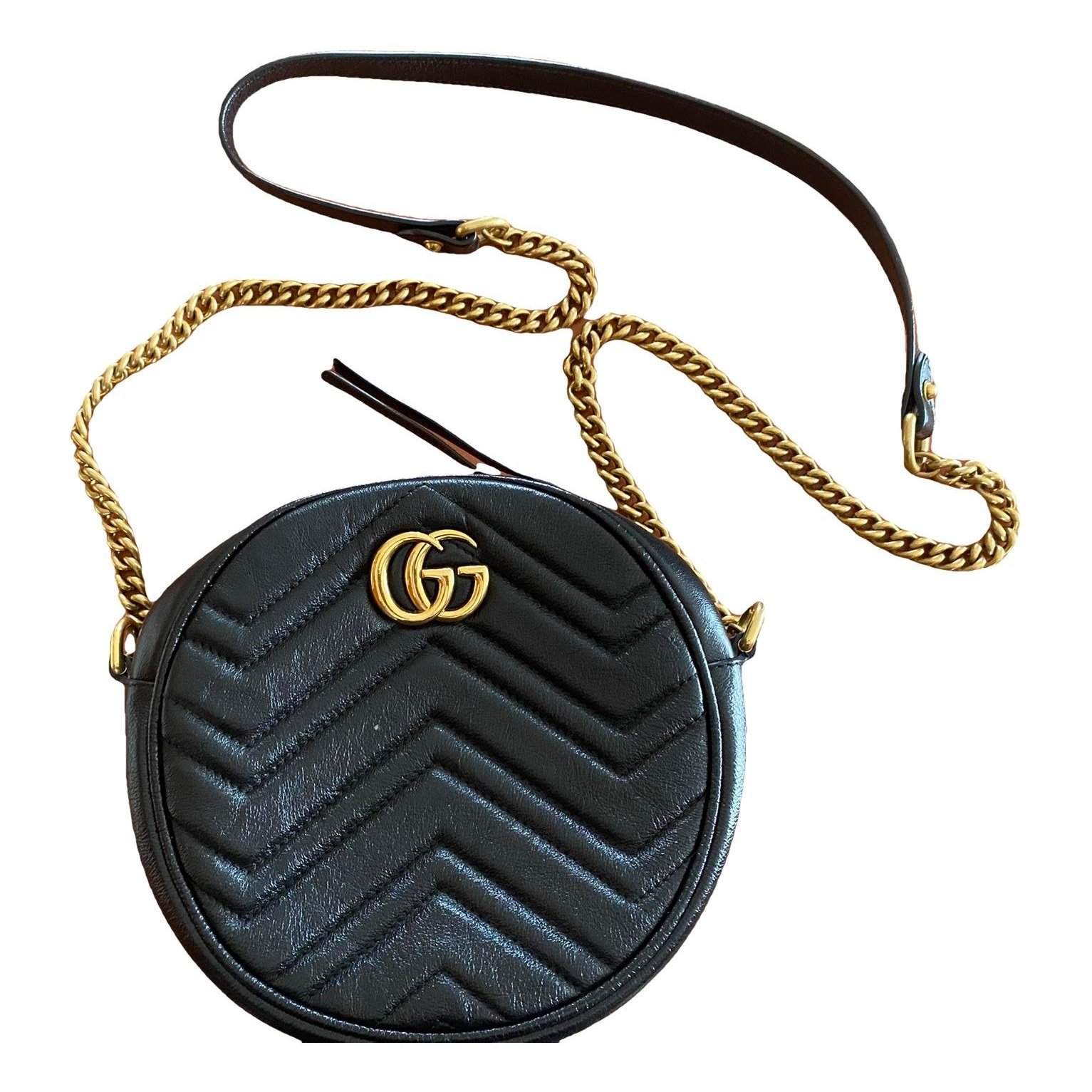 GG Marmont Circle leather crossbody bag