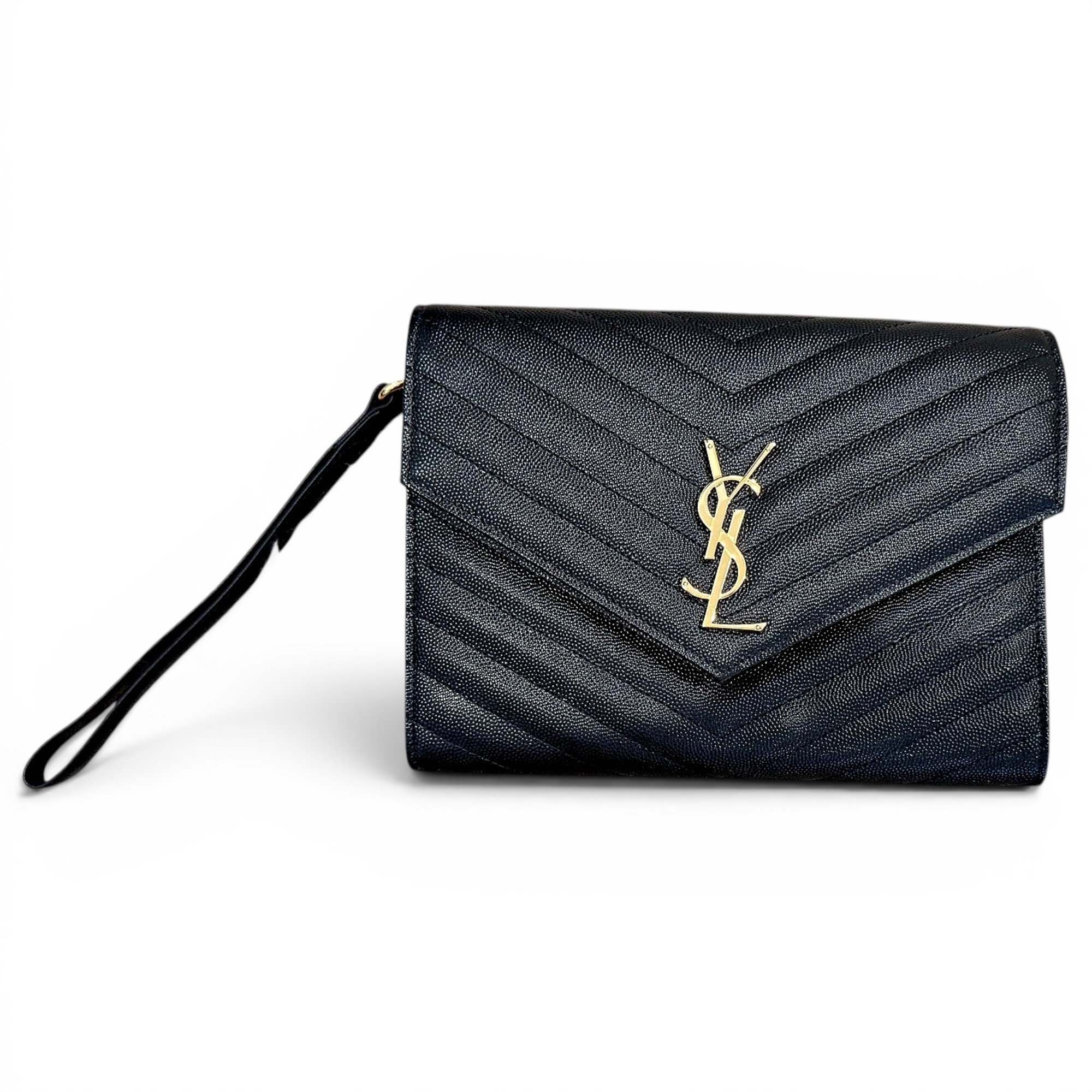Cassandre leather clutch bag
