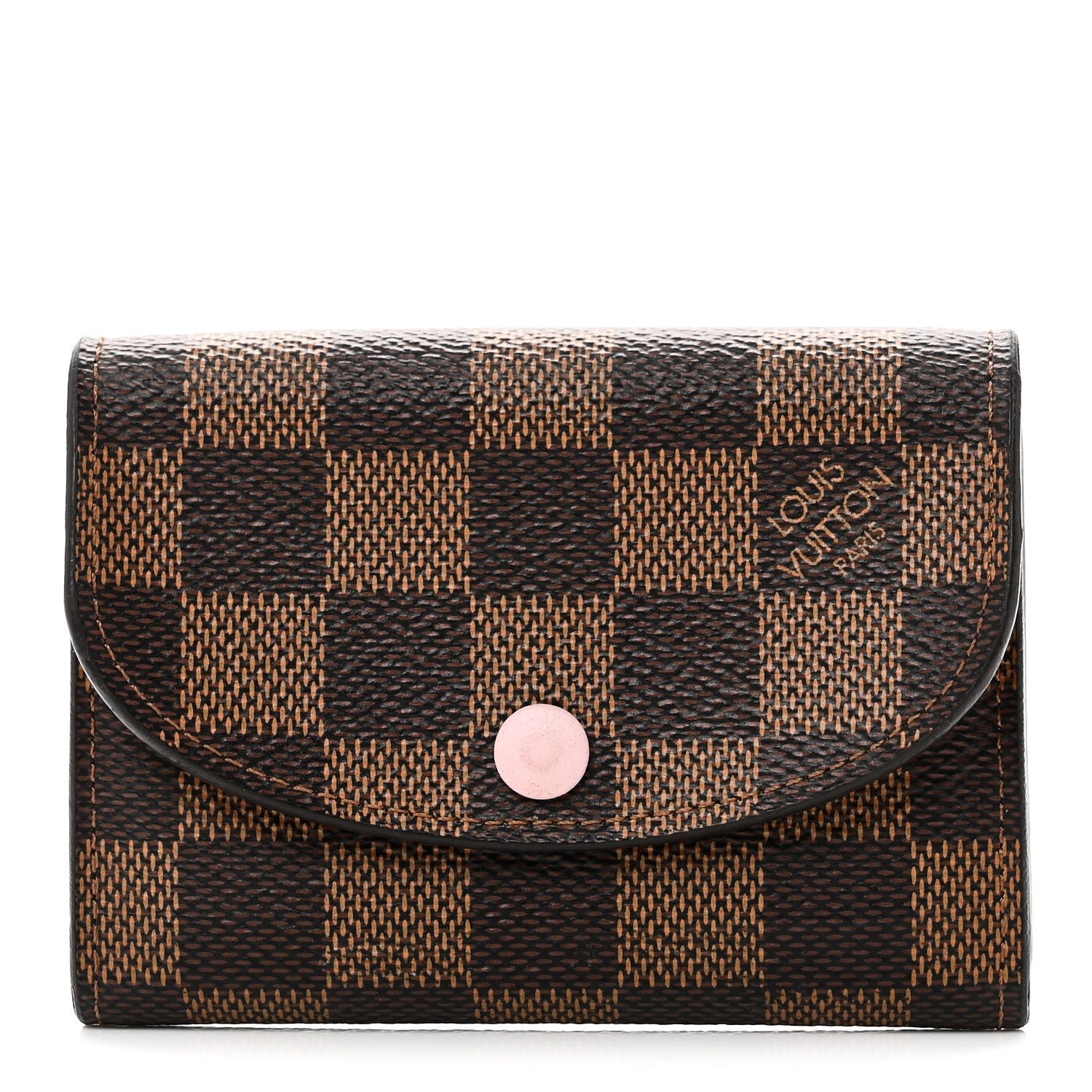 Louis Vuitton Damier Ebene Rosalie Coin Purse Rose Ballerine