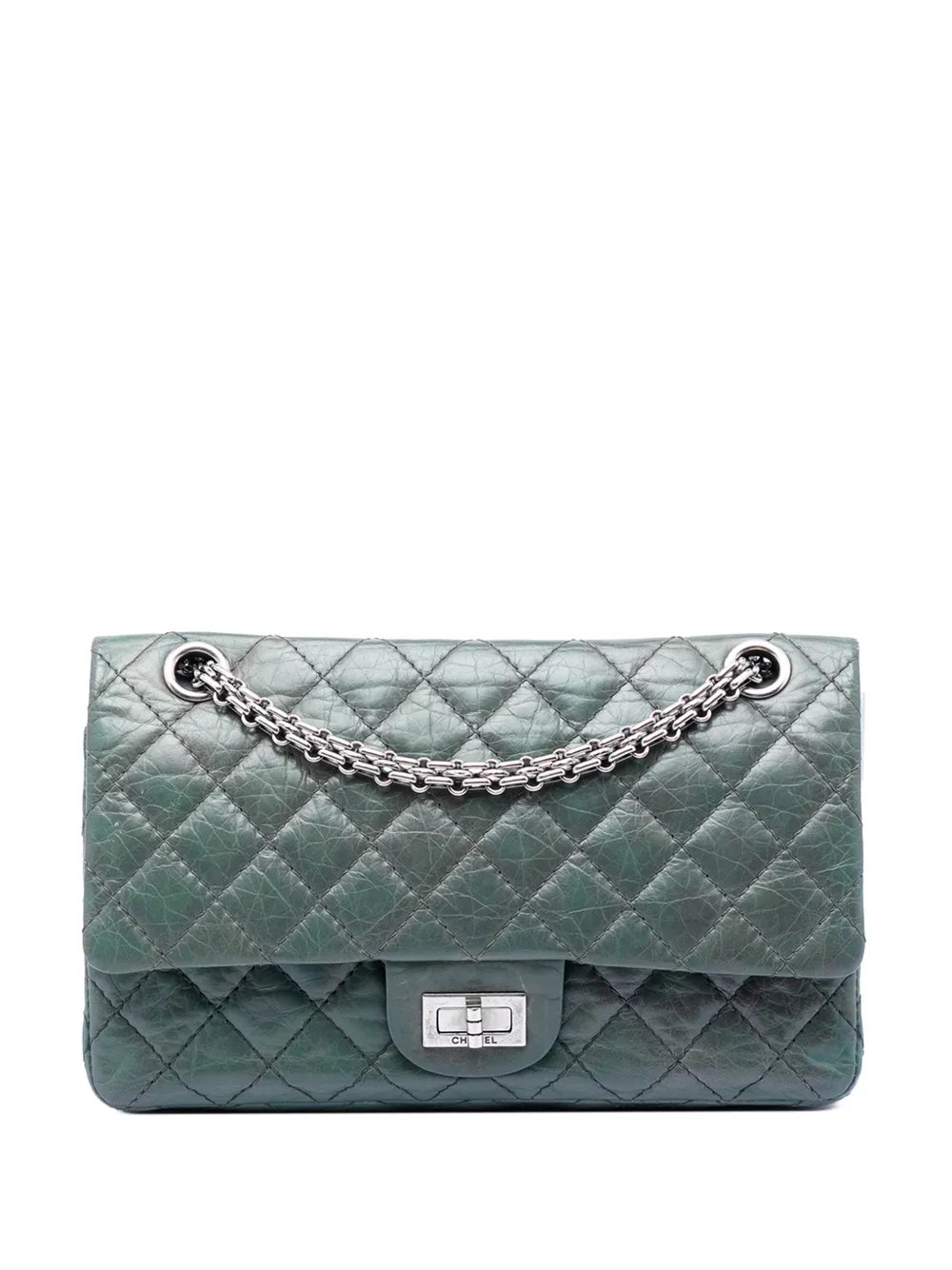 2005-2006 Quilted Aged Calfskin Reissue 2.55 Double Flap 225 shoulder bag
