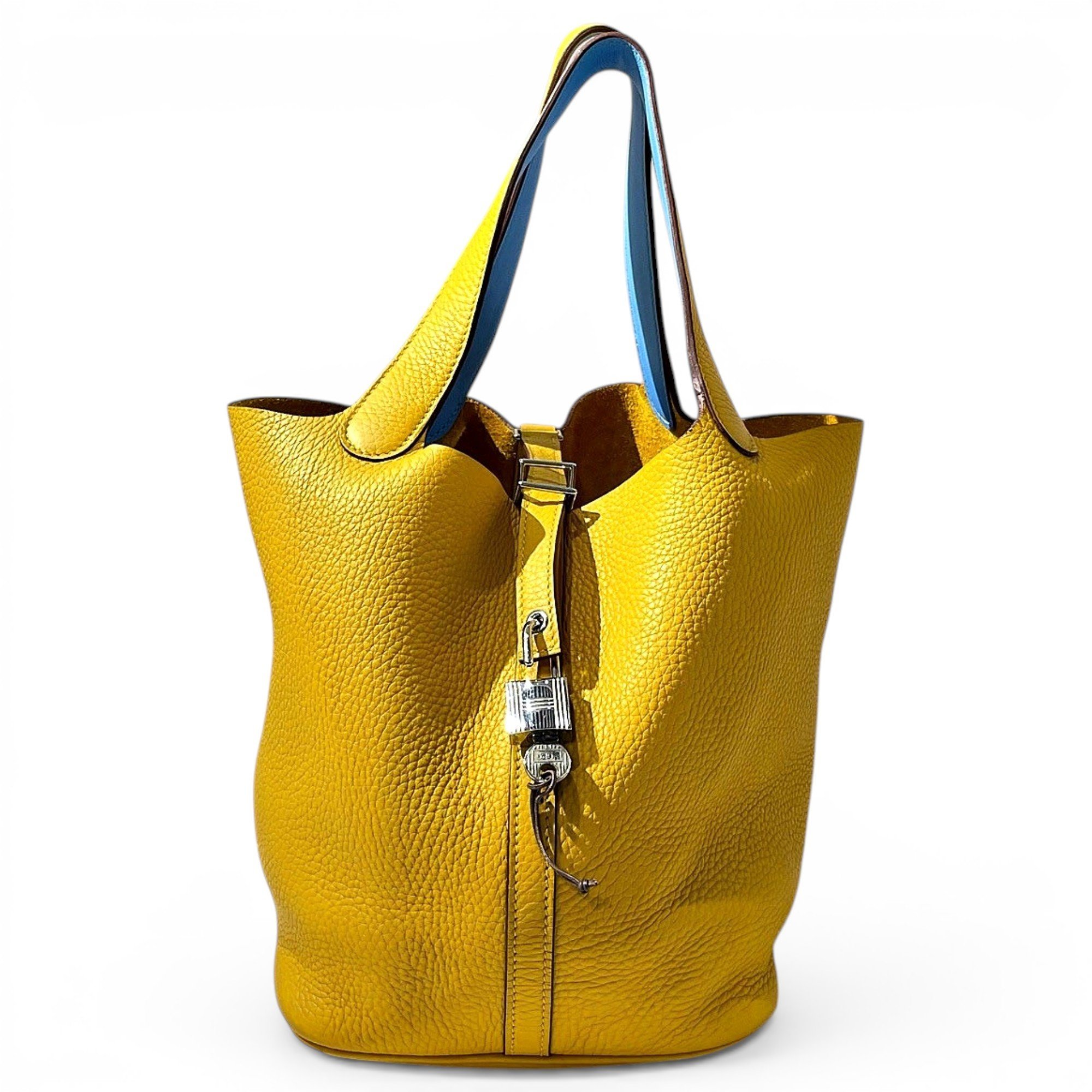 Picotin leather handbag