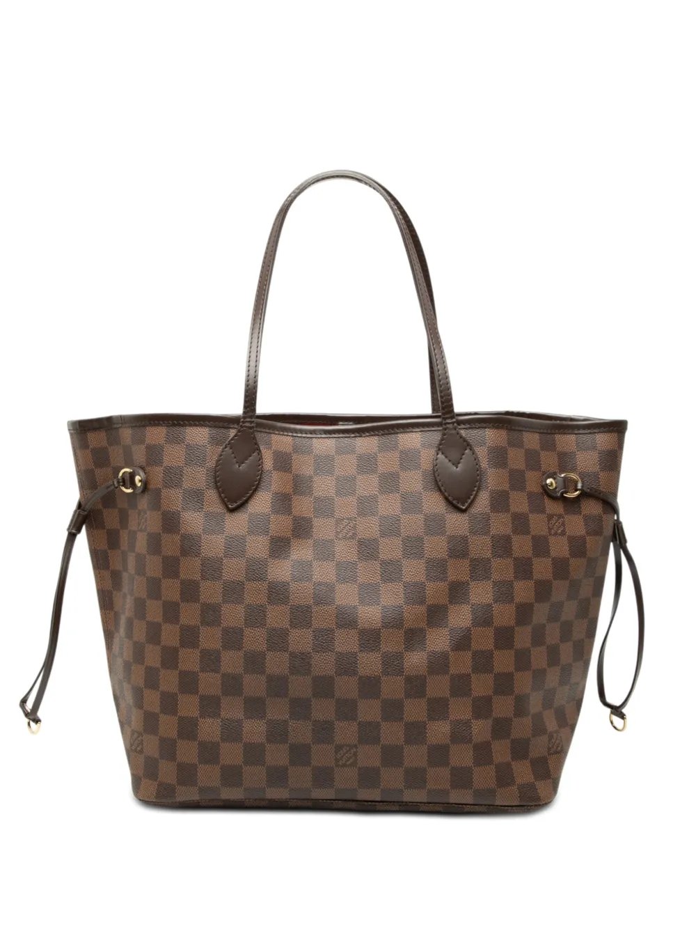 2010 Damier Ebene Neverfull MM tote bag