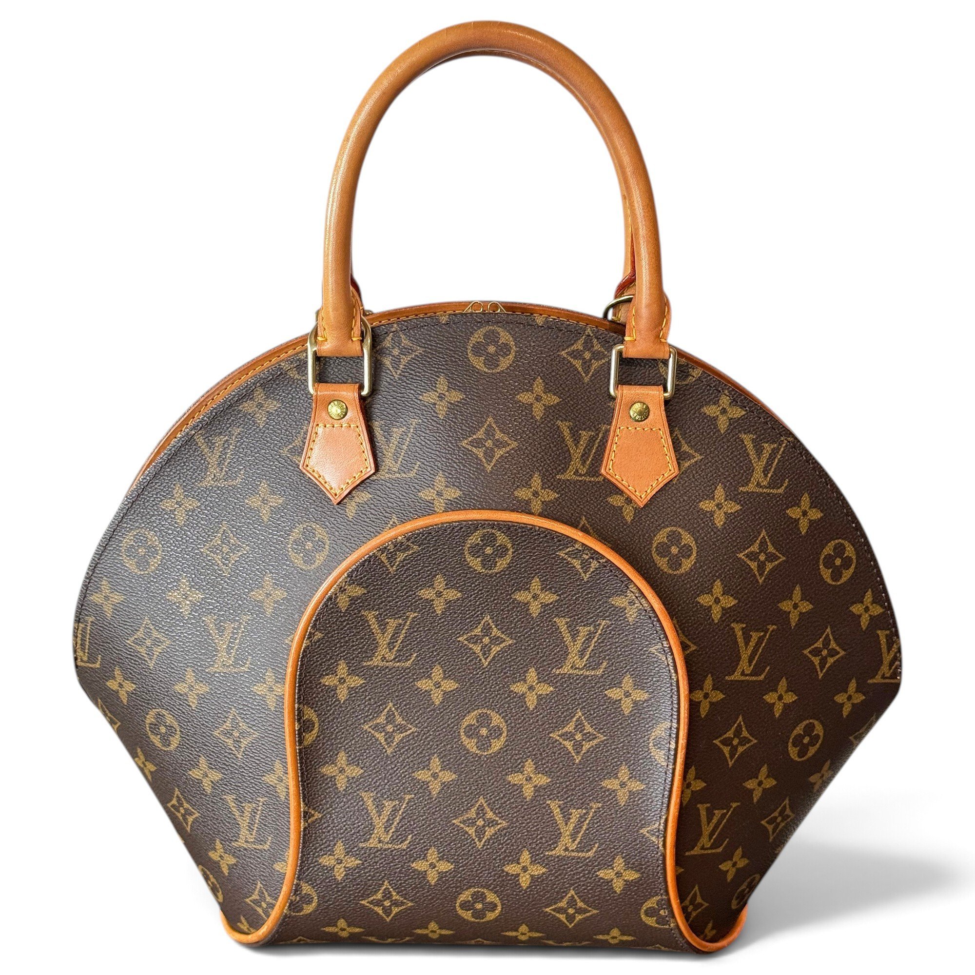Ellipse cloth handbag