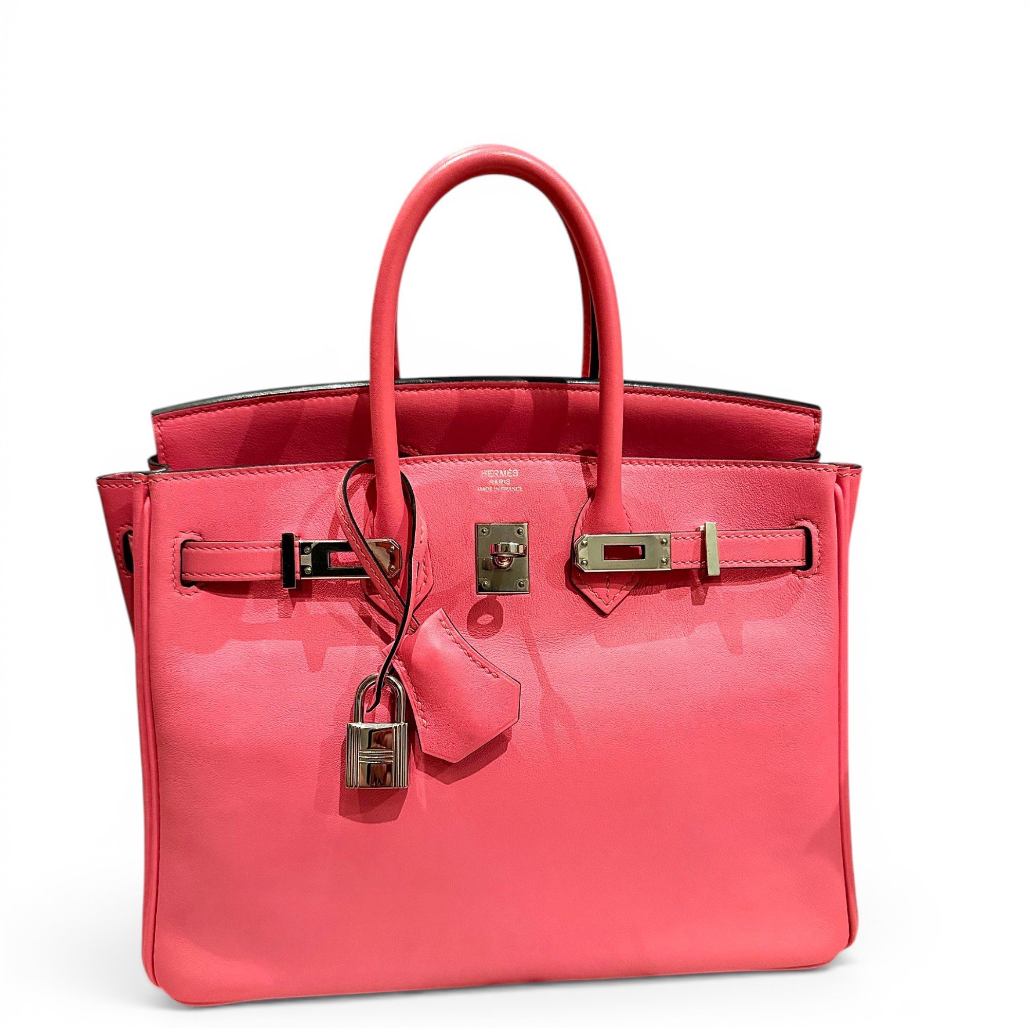 Birkin 25 leather handbag