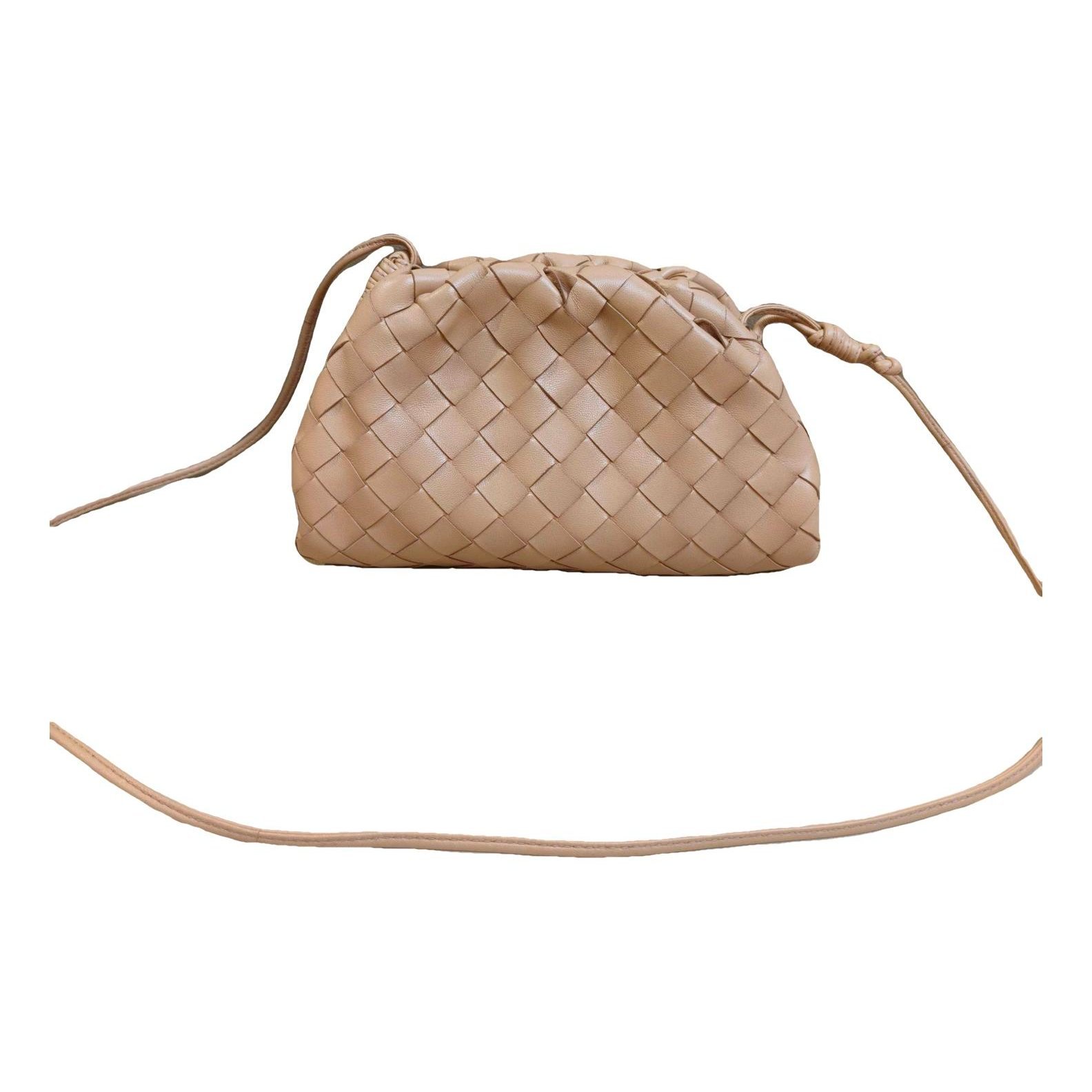 Pouch leather crossbody bag