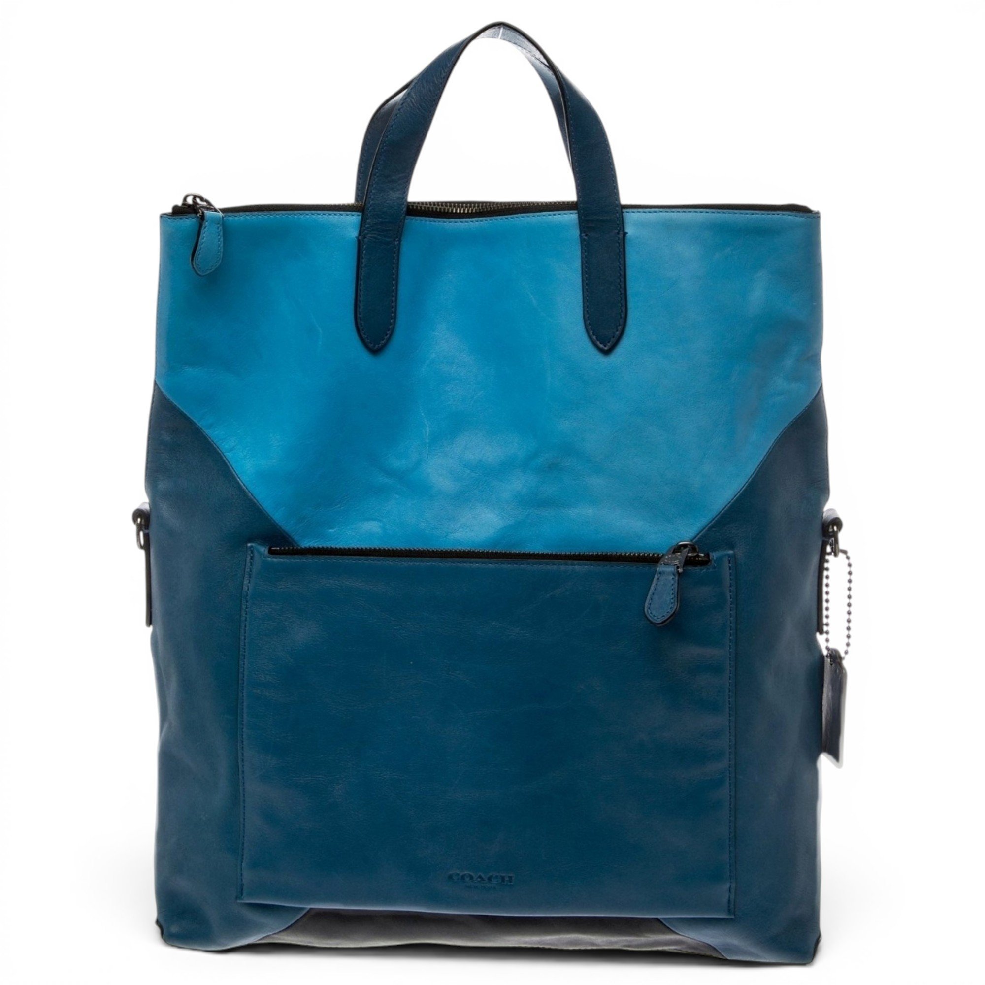Leather tote