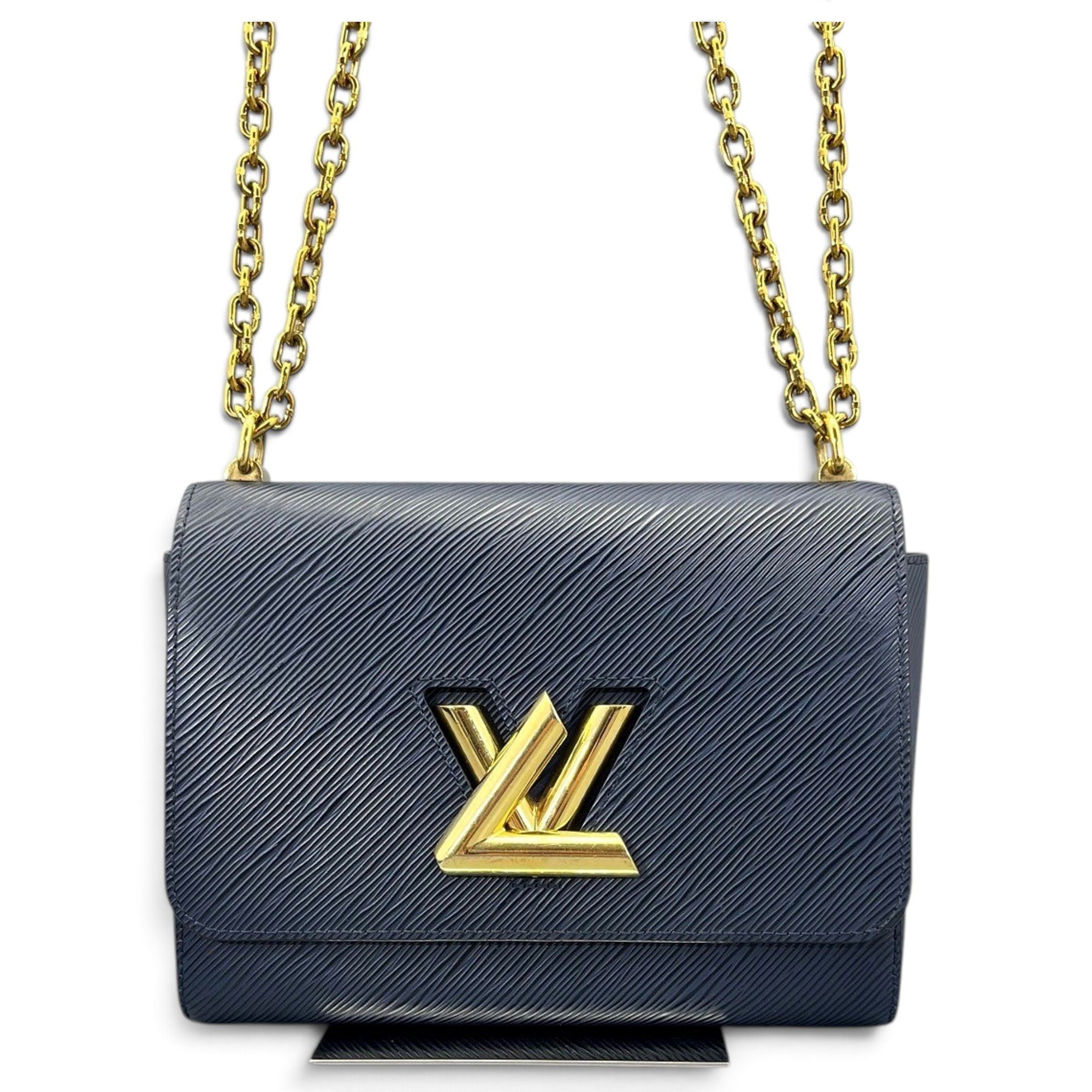 Twist leather handbag