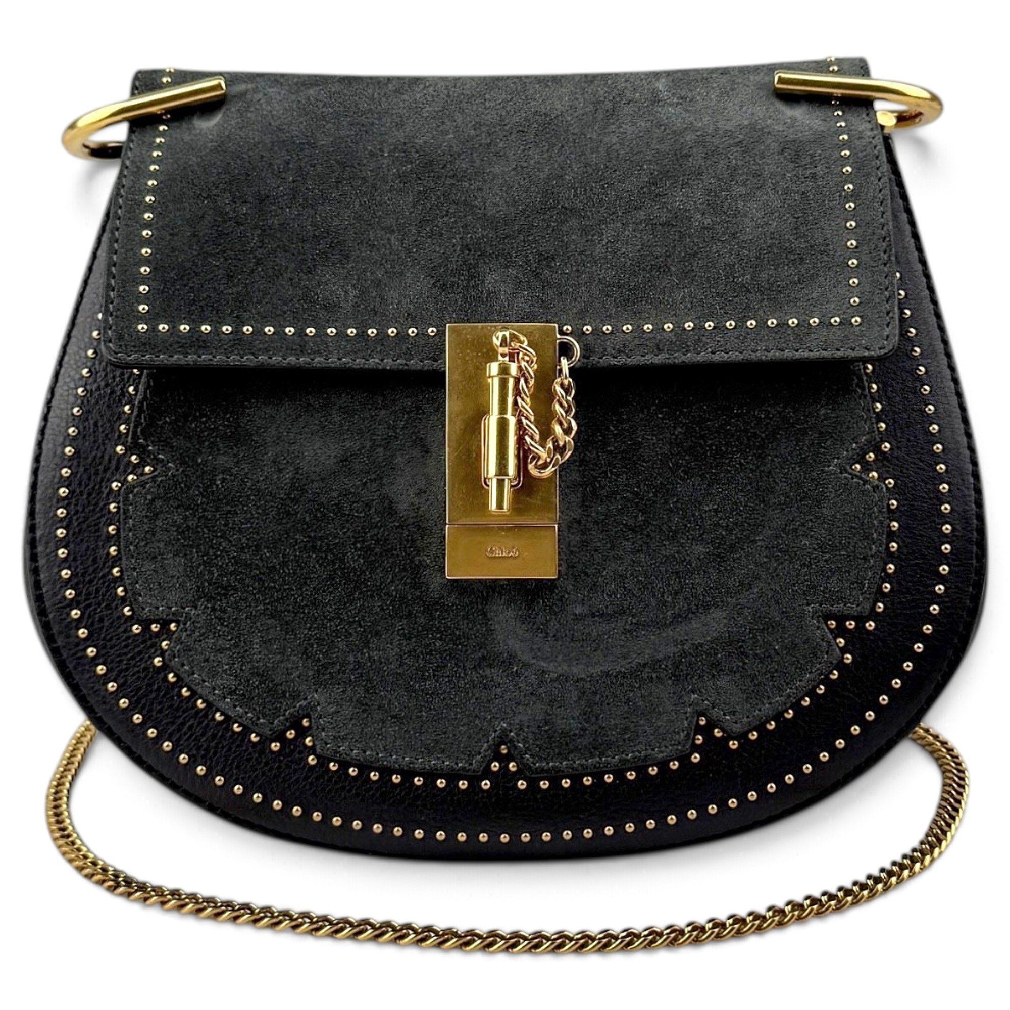 Drew leather crossbody bag