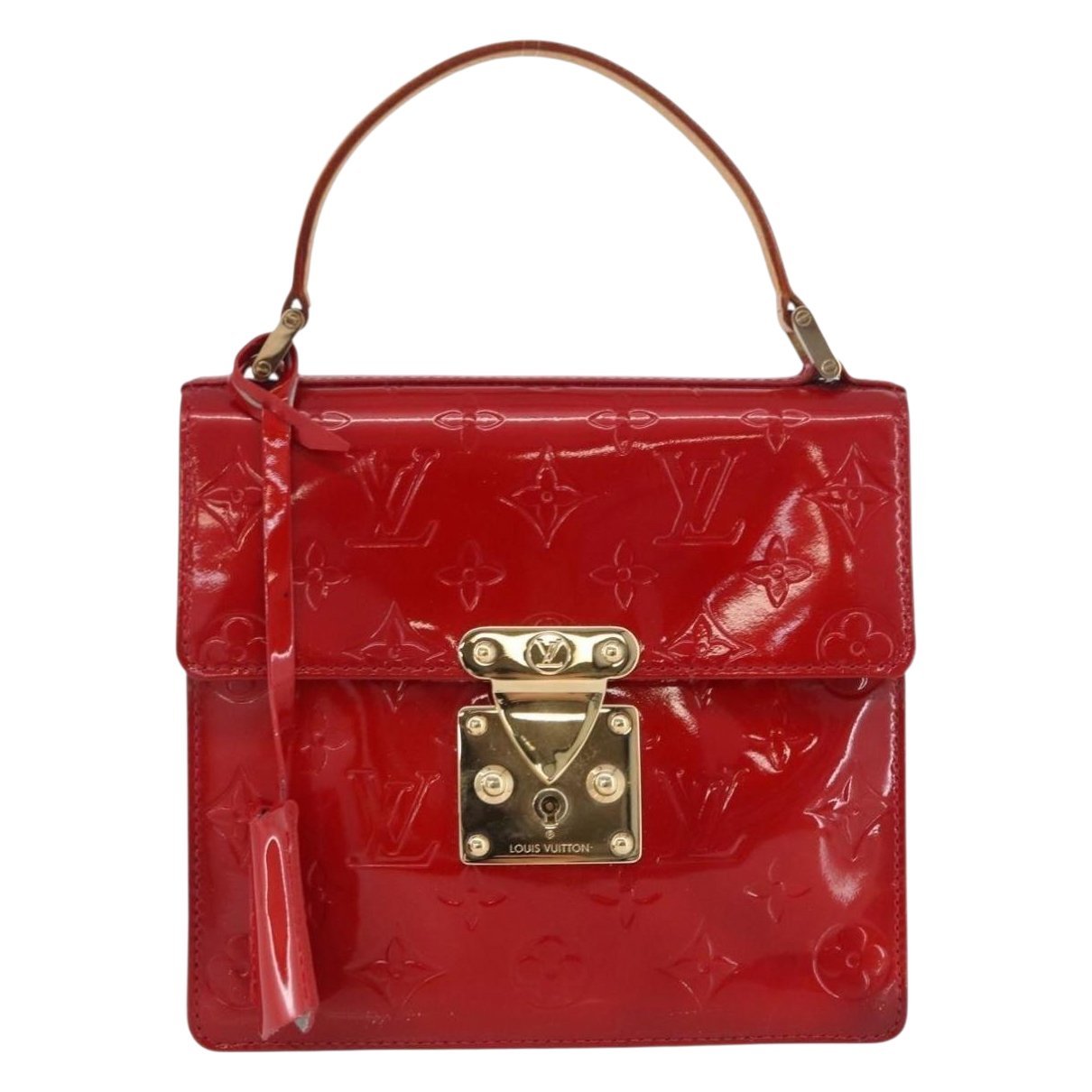 Spring street patent leather handbag
