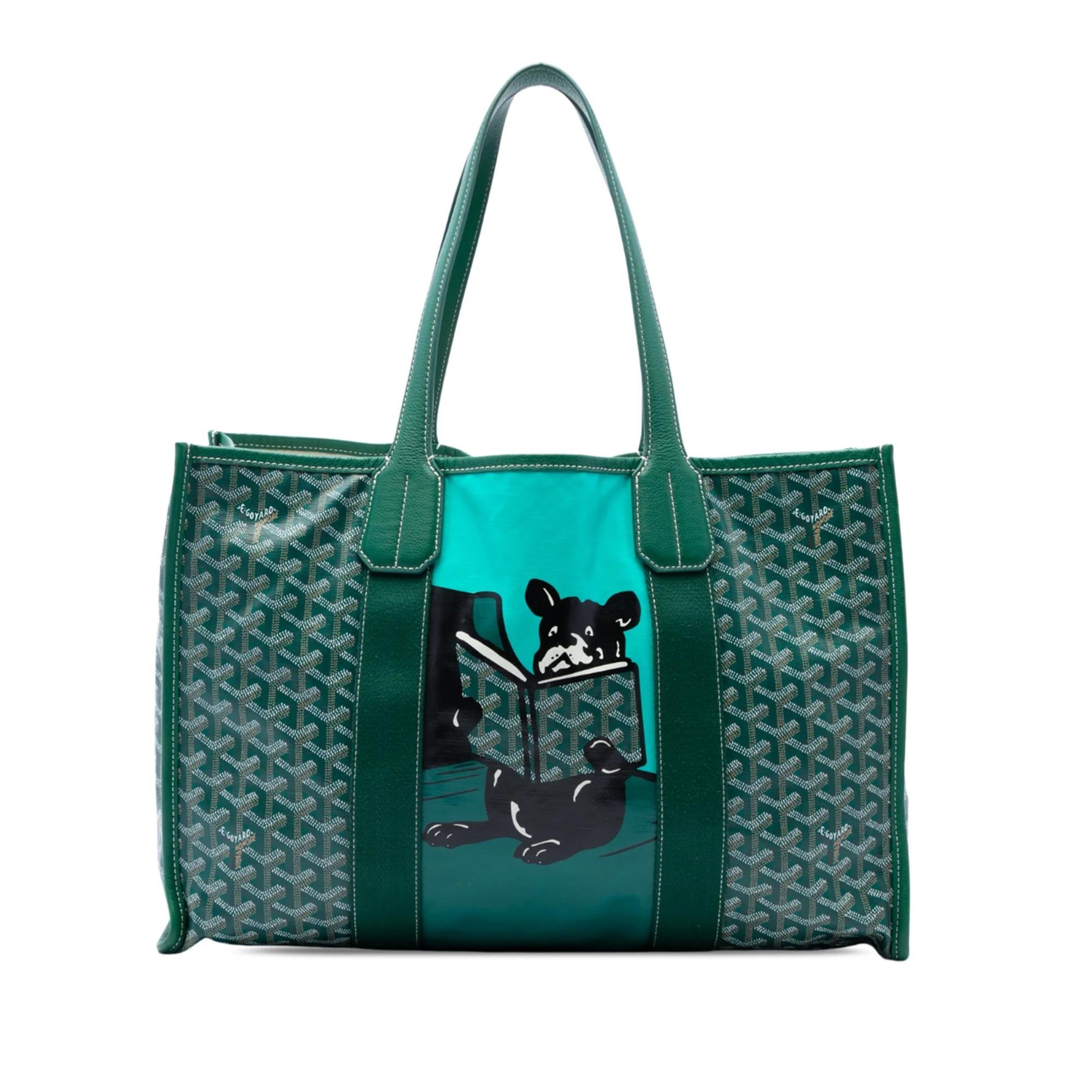 Minaudiere Goyardine cloth handbag