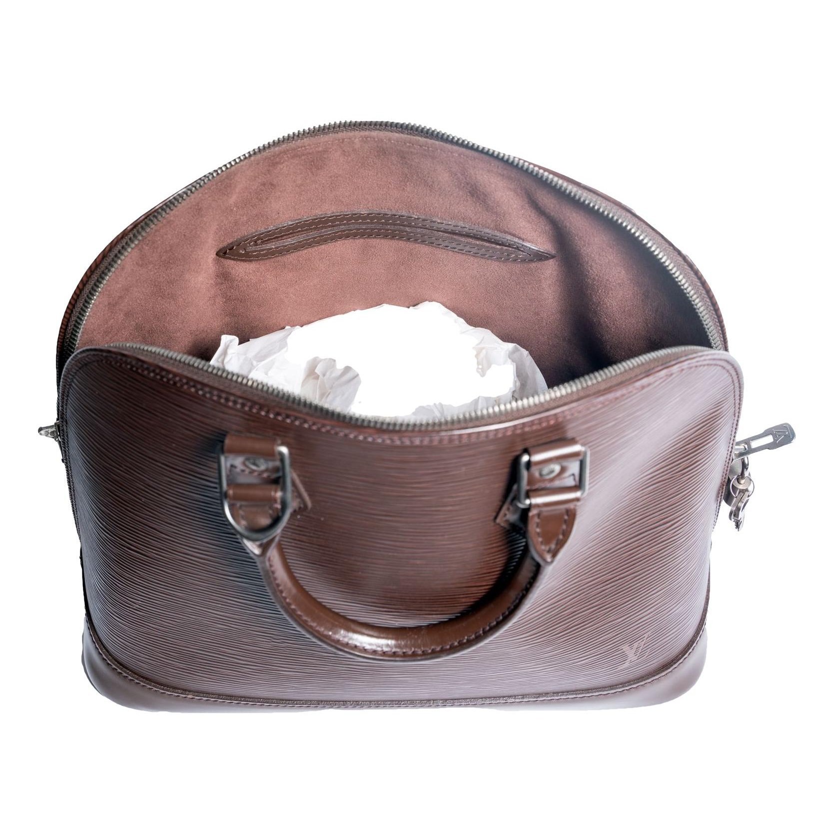 Alma leather handbag