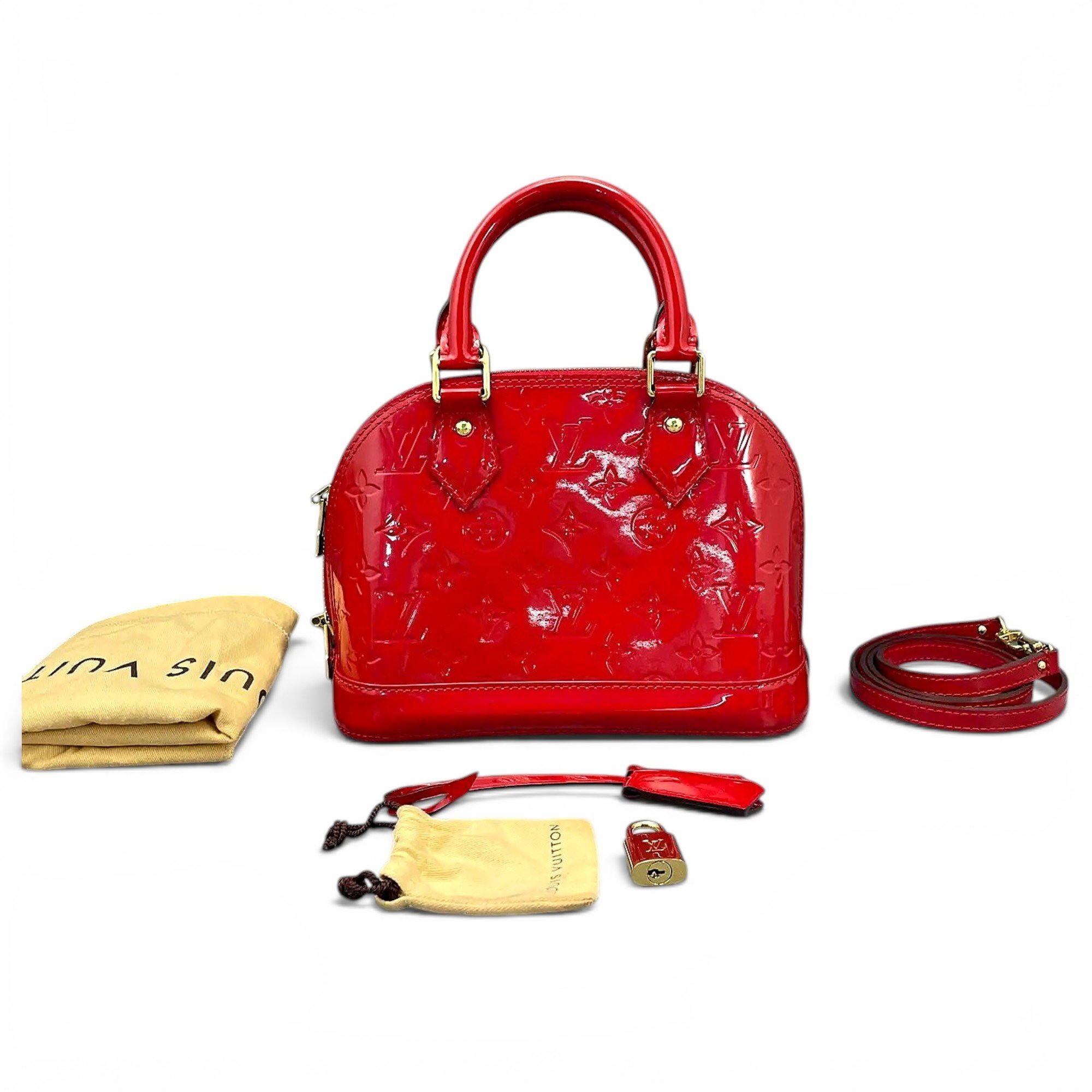 Alma BB patent leather crossbody bag