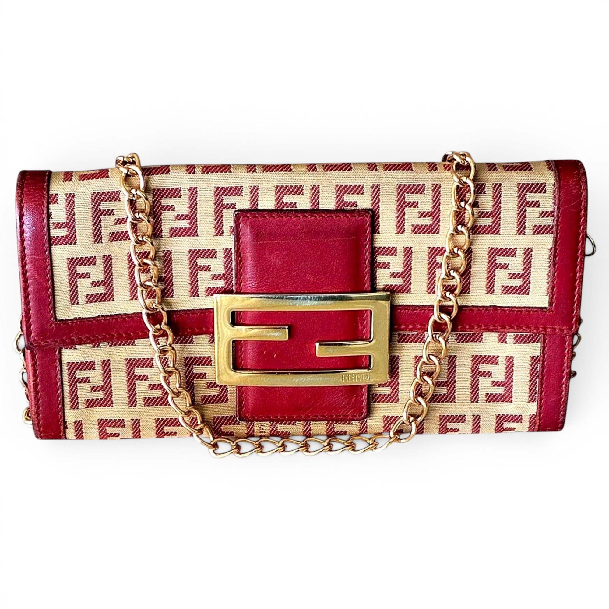 Baguette leather handbag