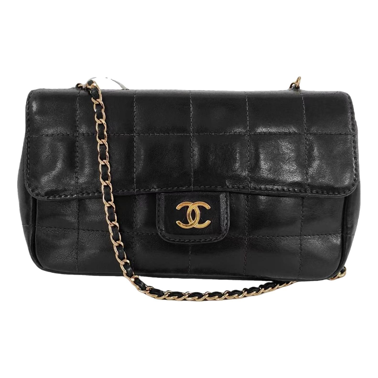 East West Chocolate Bar leather handbag