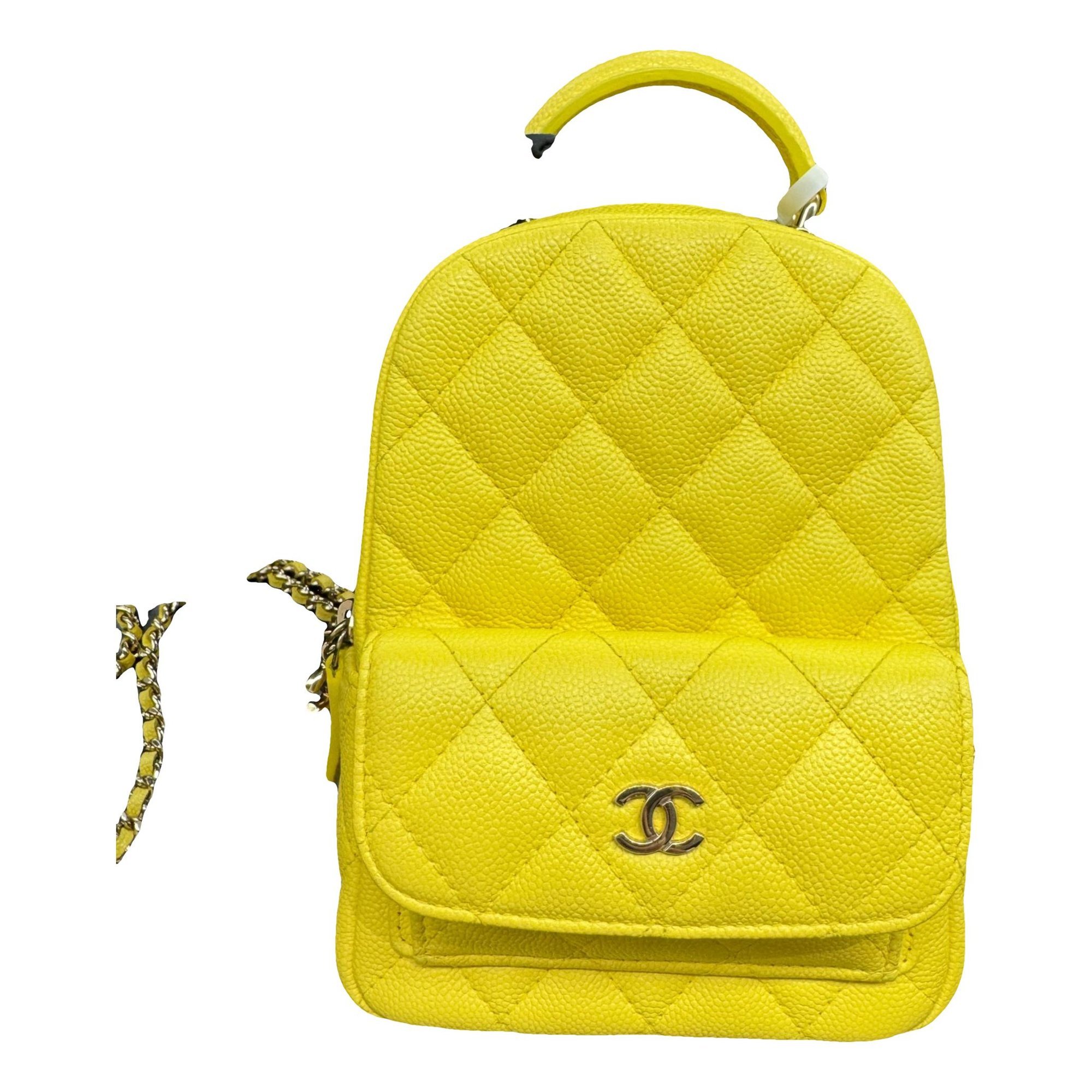Leather backpack