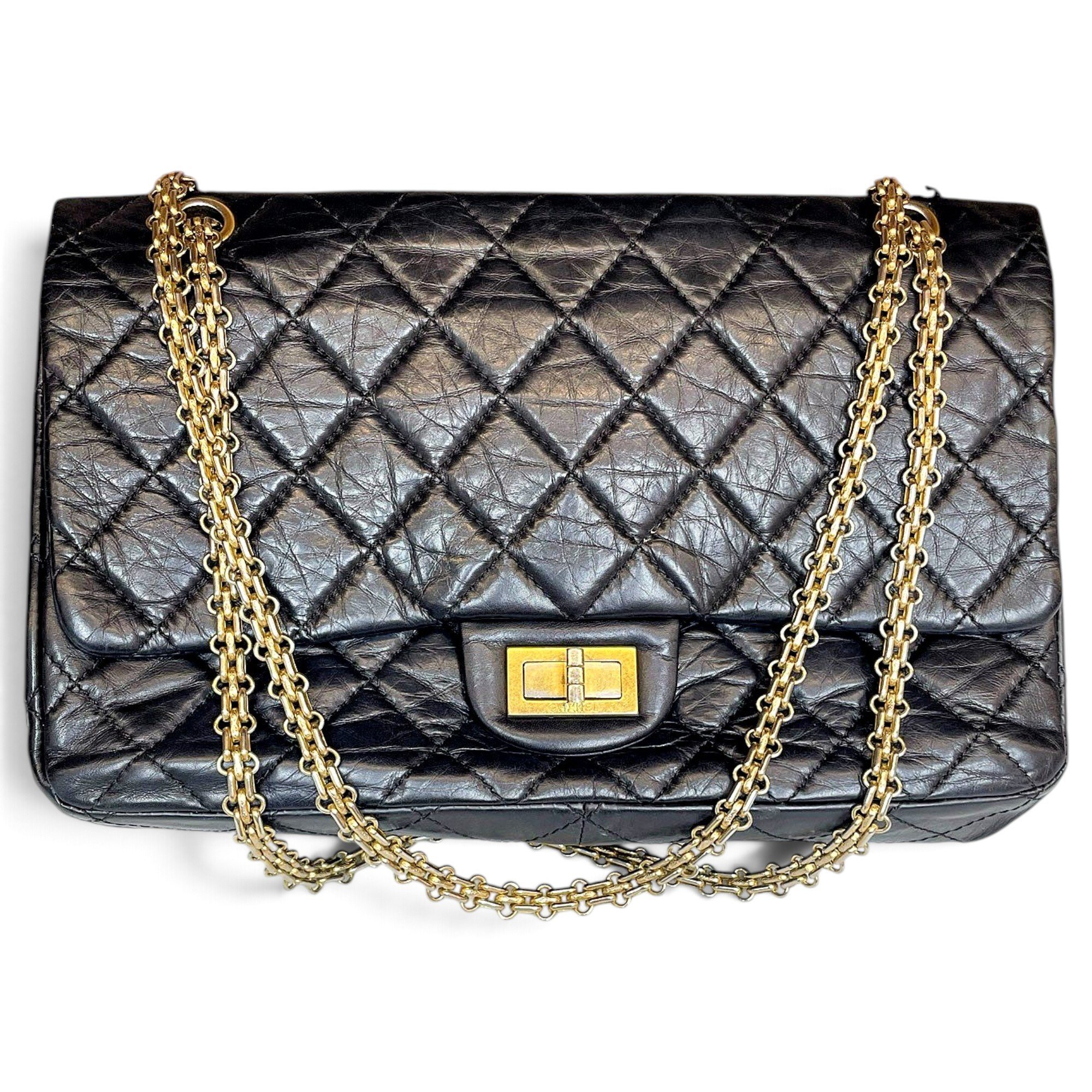2.55 leather handbag