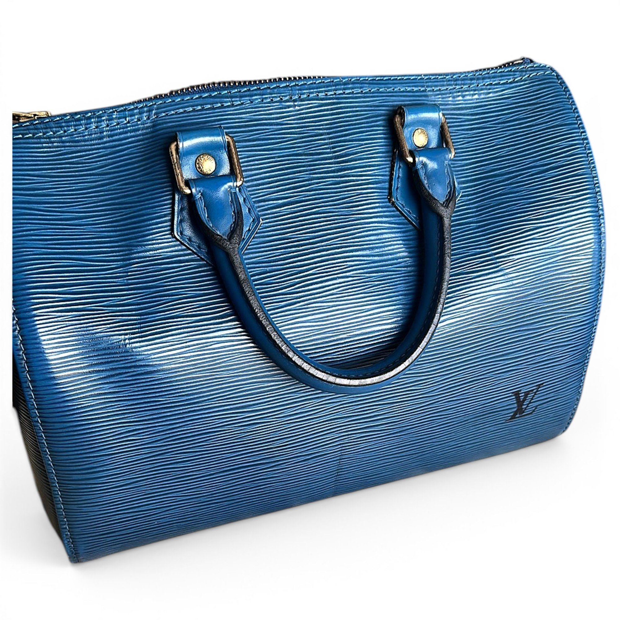 Speedy leather handbag