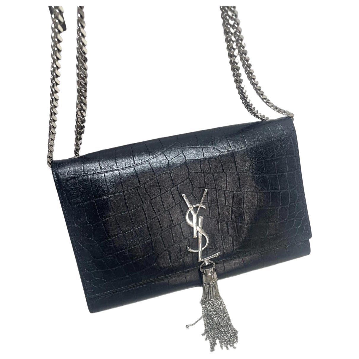 Pompom Kate leather handbag
