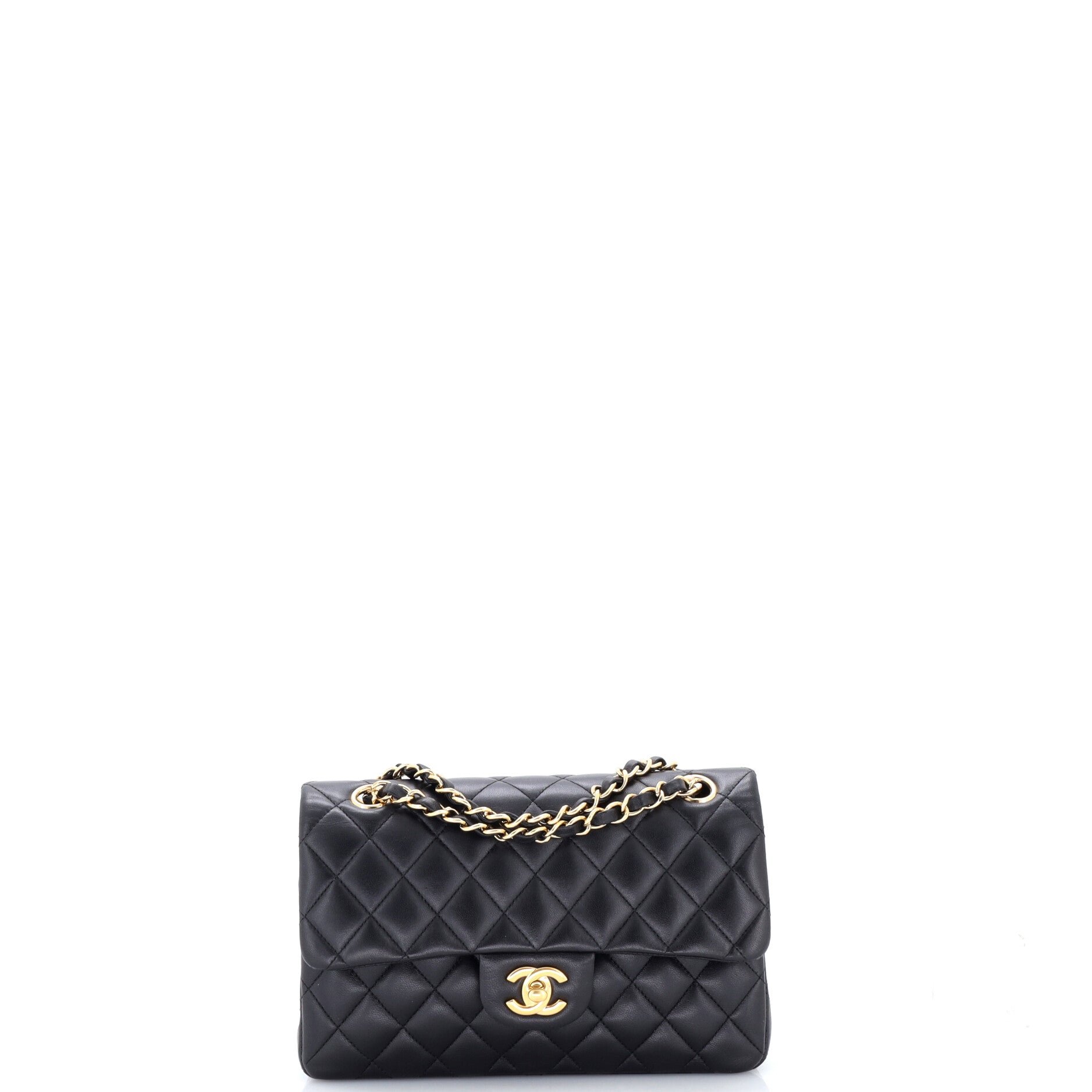 Classic Double Flap Bag Quilted Lambskin Small