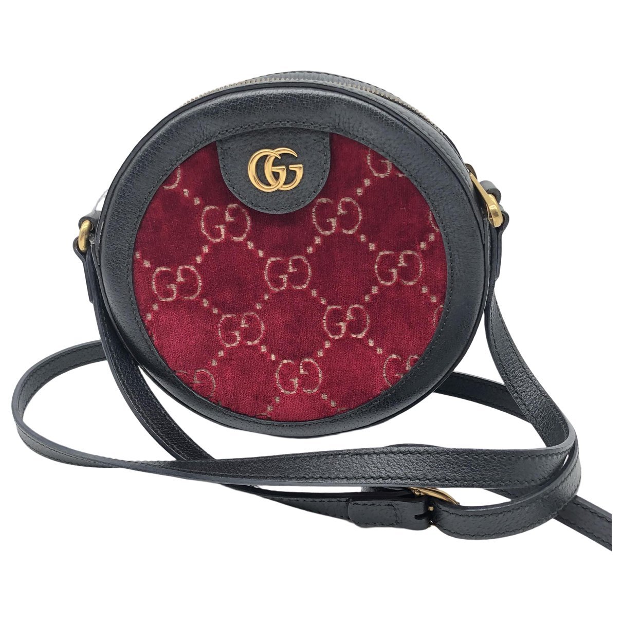 GG Marmont Round velvet handbag