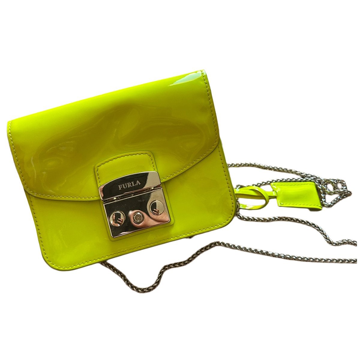 Furla Metropolis patent leather crossbody bag