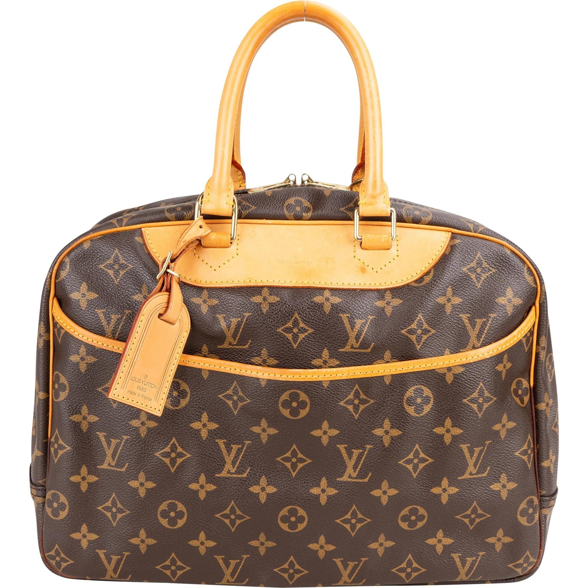 Louis Vuitton Deauville leather handbag