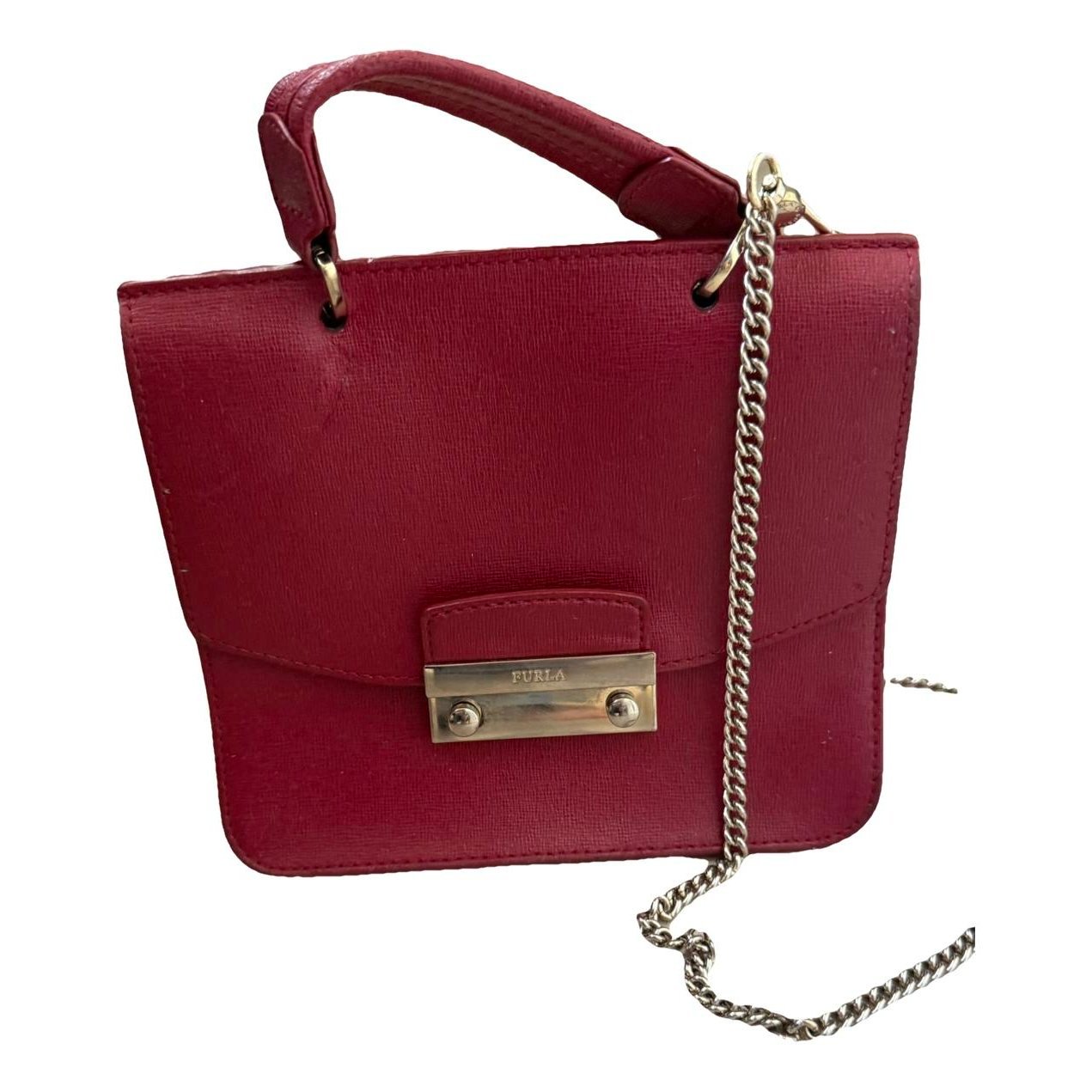 Patent leather crossbody bag