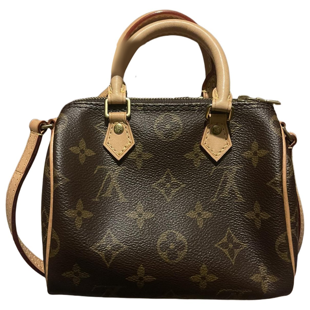 Nano Speedy / Mini HL leather handbag
