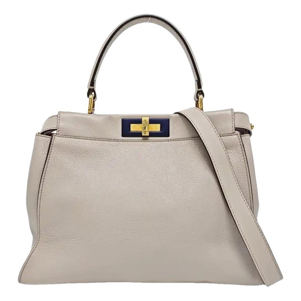 Peekaboo leather handbag