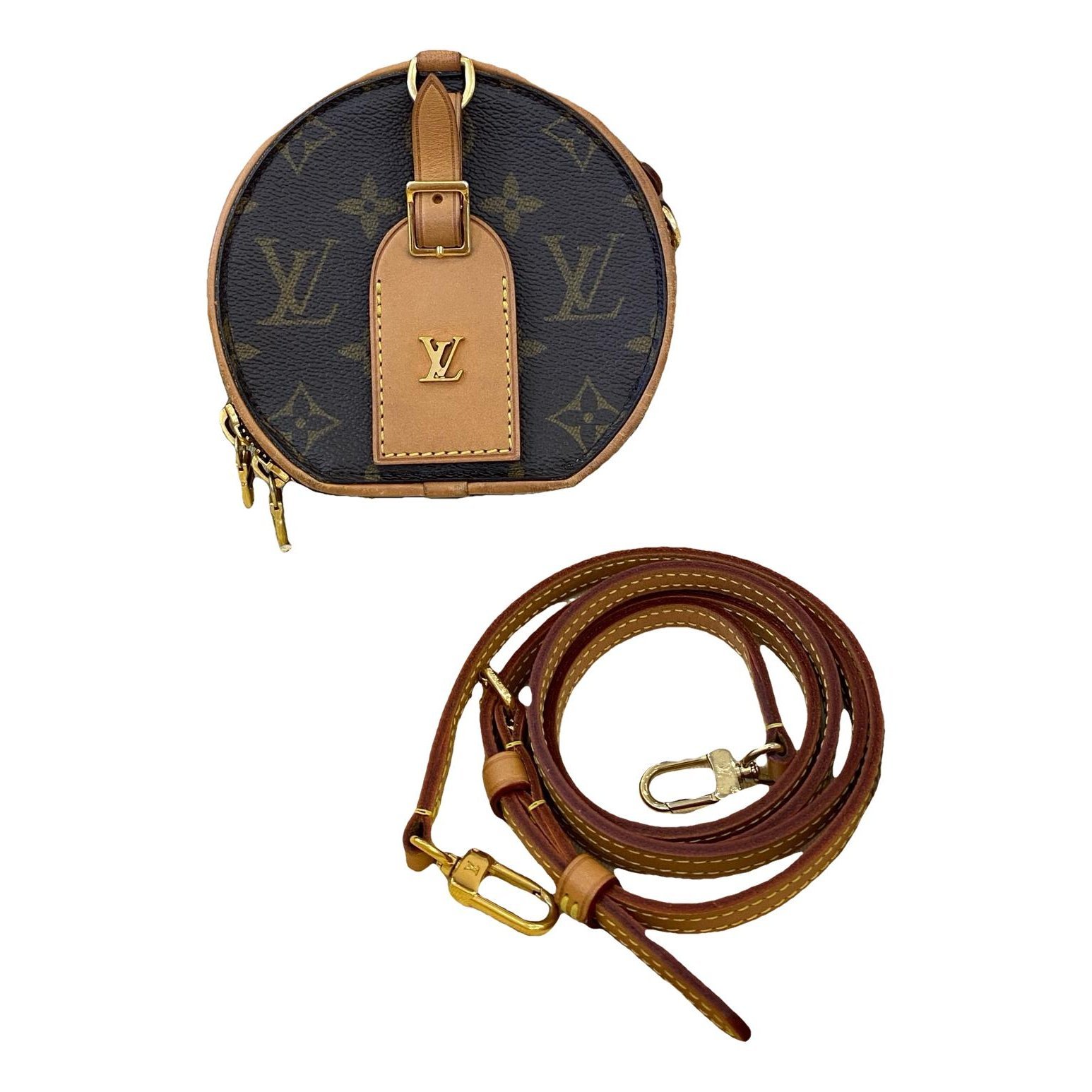 Boîte chapeau souple leather crossbody bag