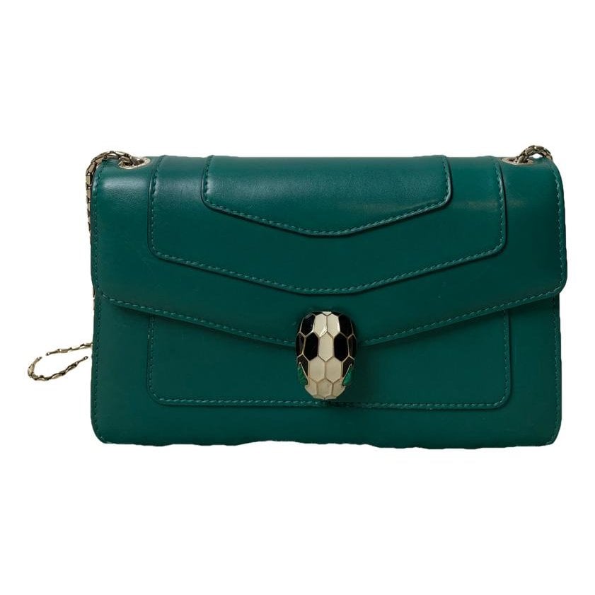 Serpenti leather handbag