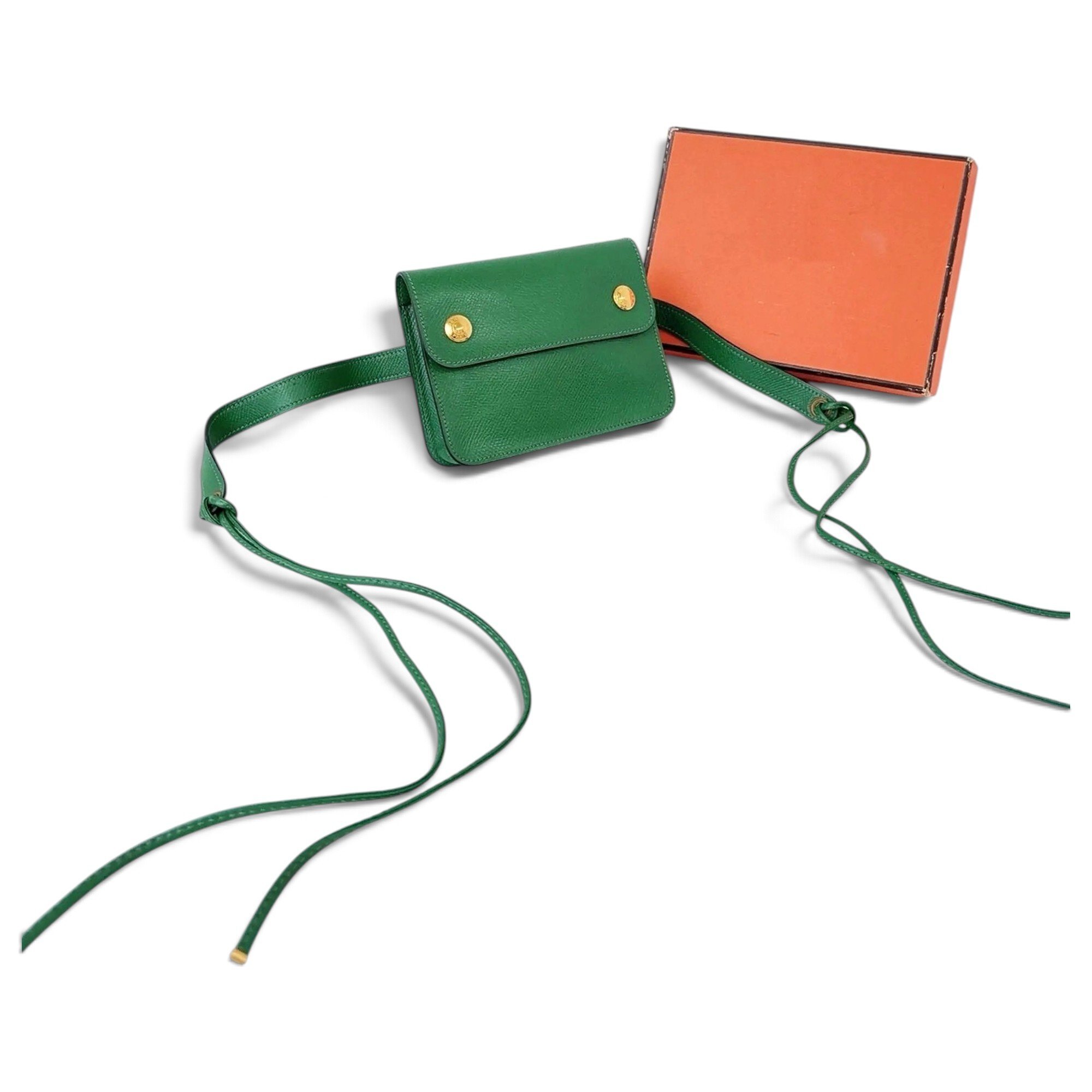 Hermesnap leather crossbody bag