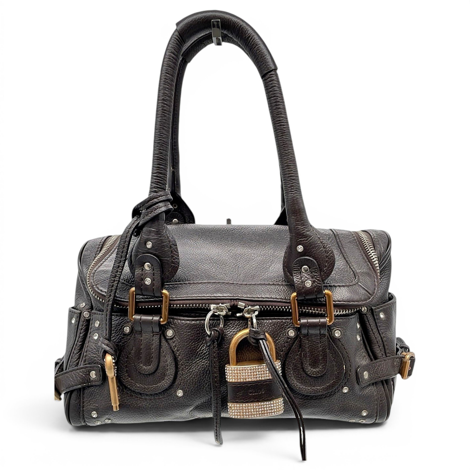 Leather handbag