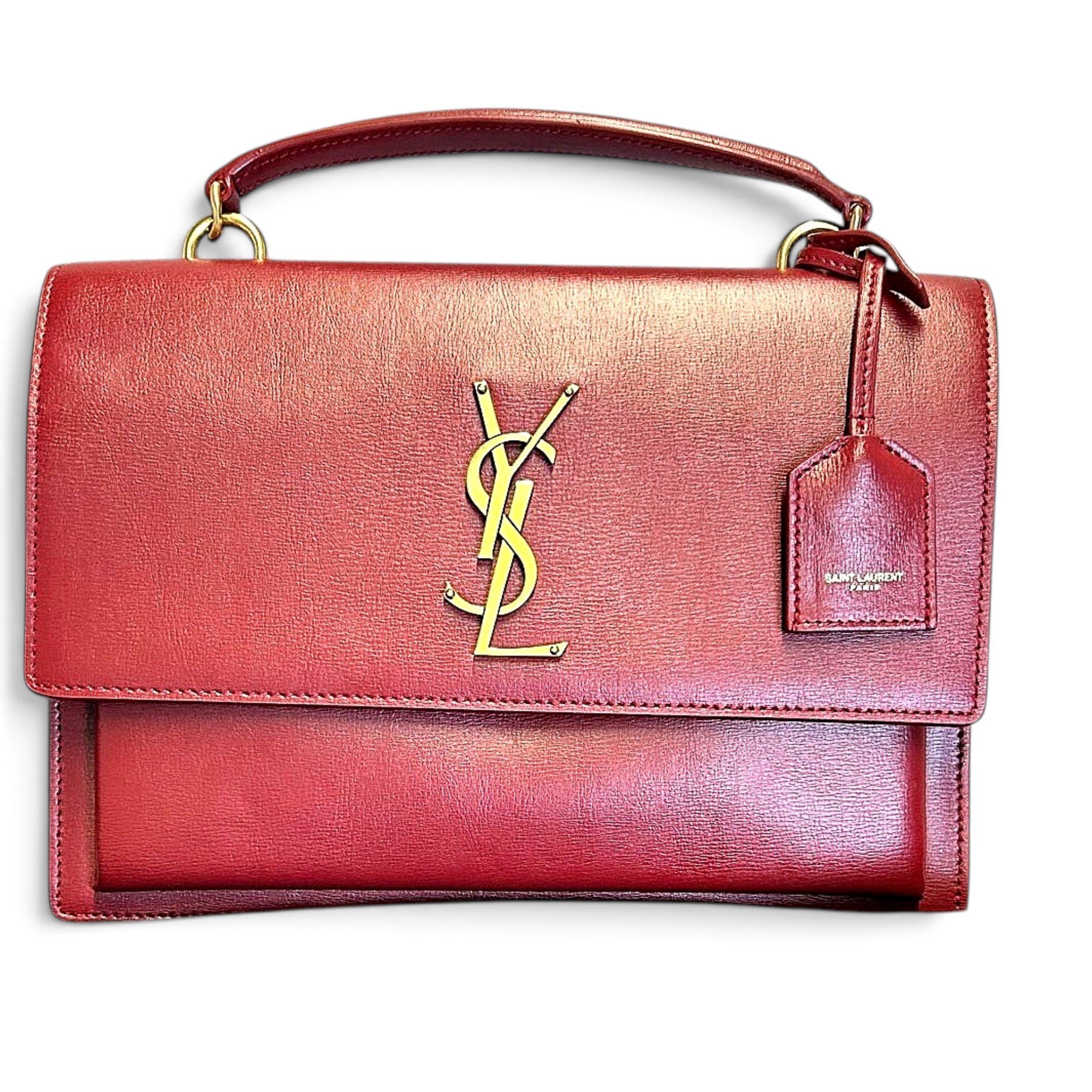 Sunset leather crossbody bag