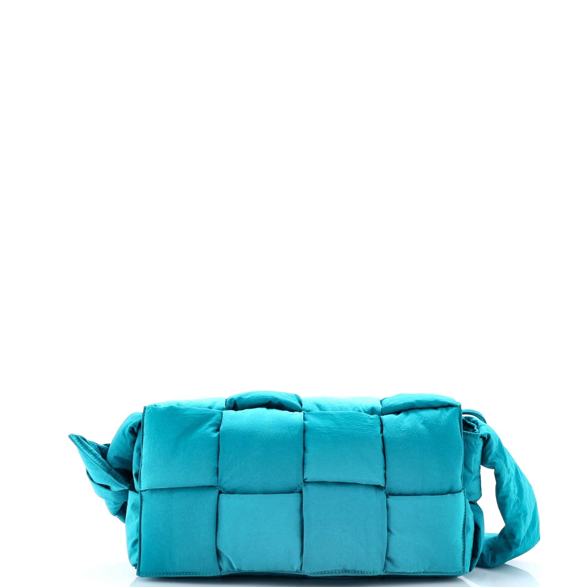 Bottega Veneta Padded Tech Cassette Crossbody Bag Intrecciato Nylon
