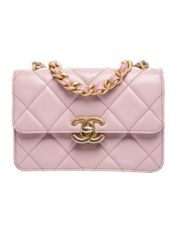 Small Quilted Single Flap Bag