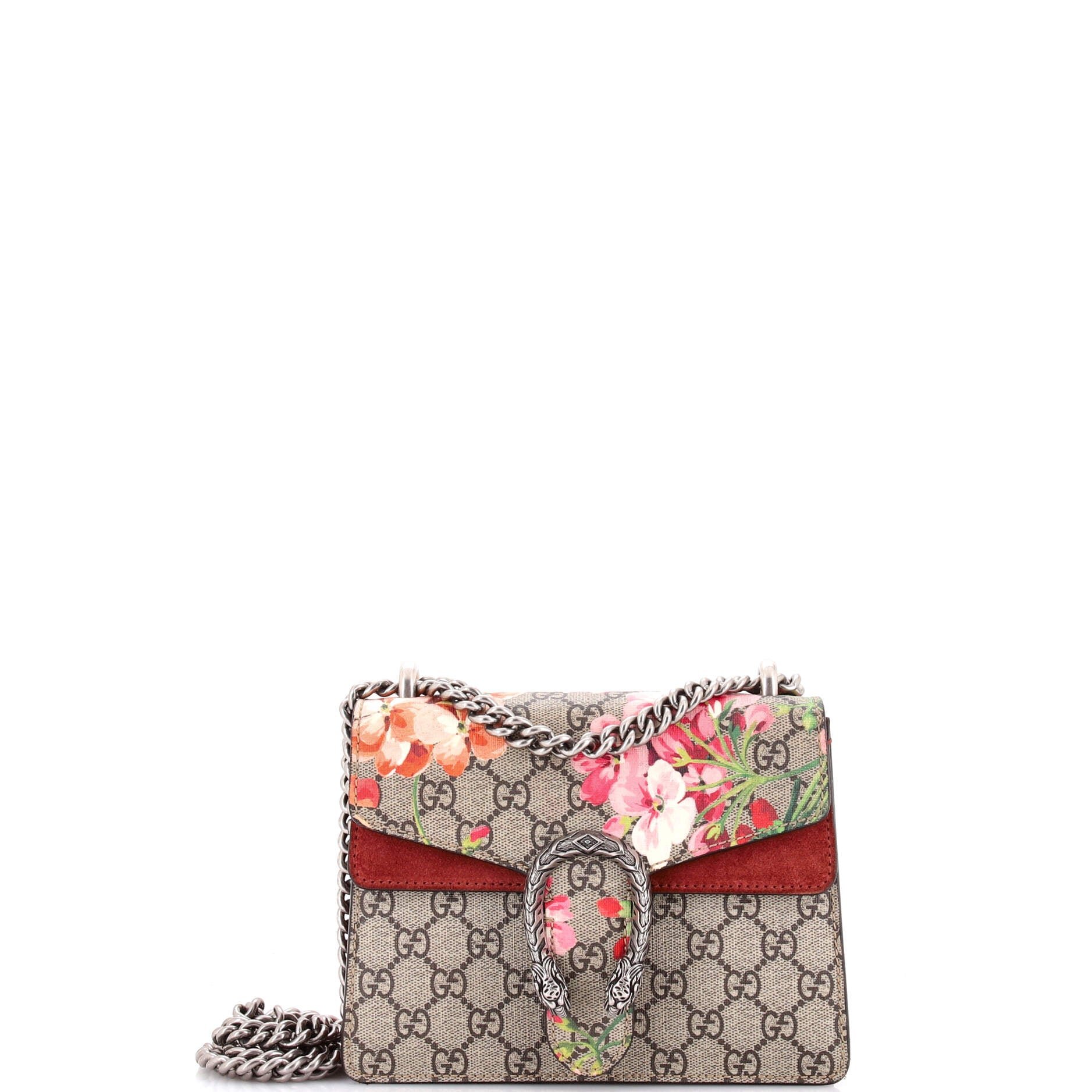Dionysus Bag Blooms Print GG Coated Canvas Mini