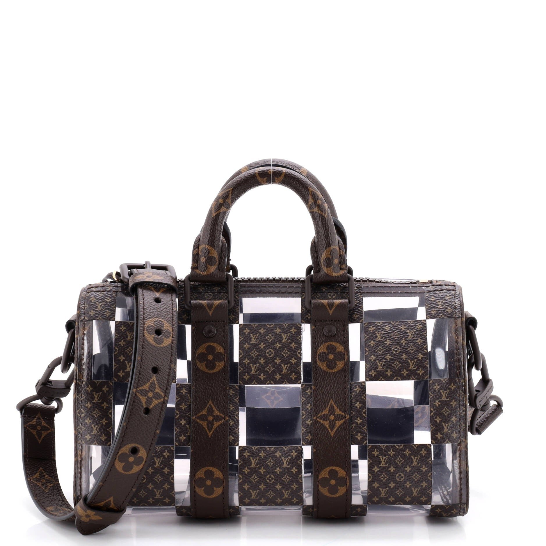 Keepall Bandouliere Bag Monogram Chess Coated Canvas and PVC 25