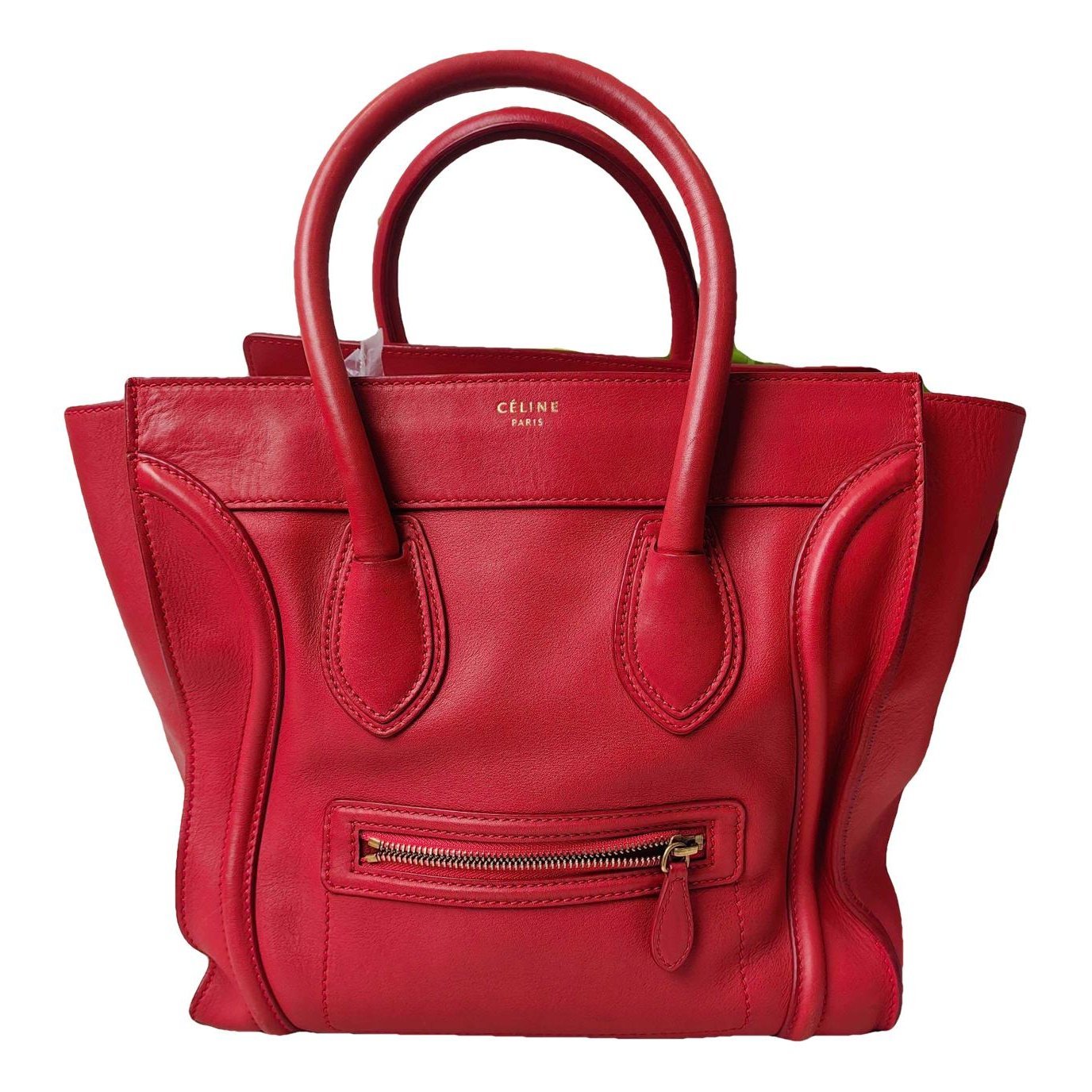Luggage leather handbag