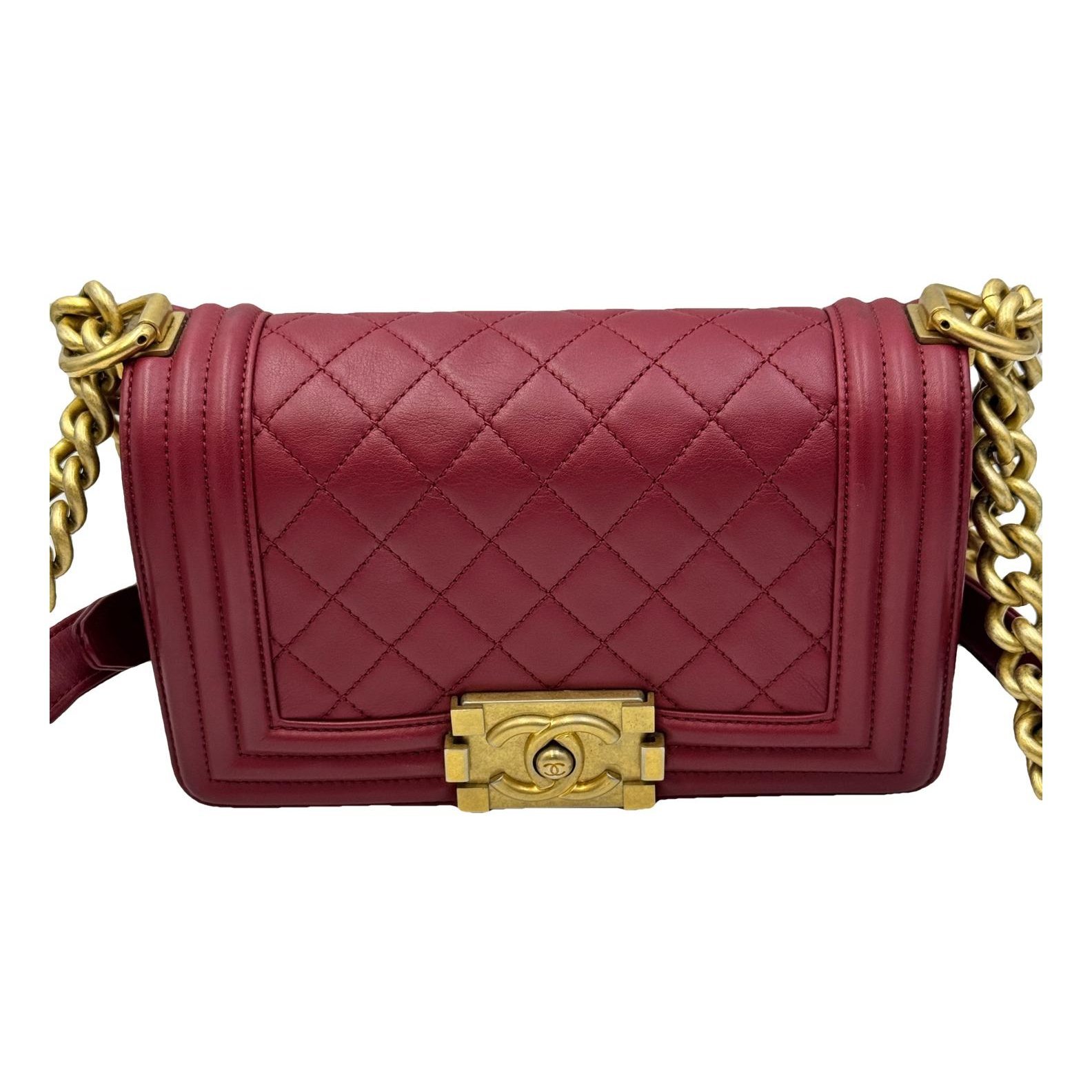 Boy leather crossbody bag