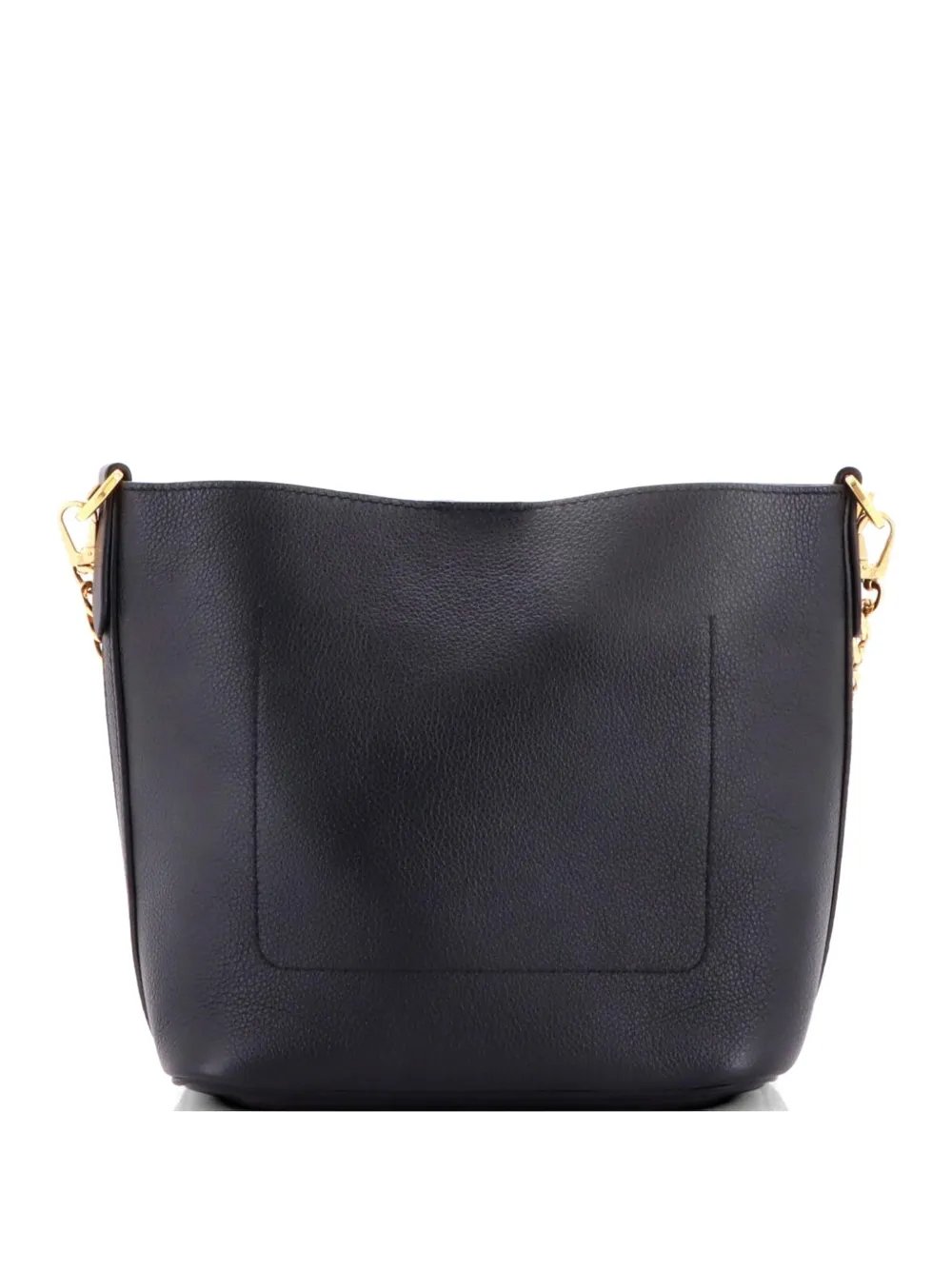 Lock and Walk Leather bucket bag