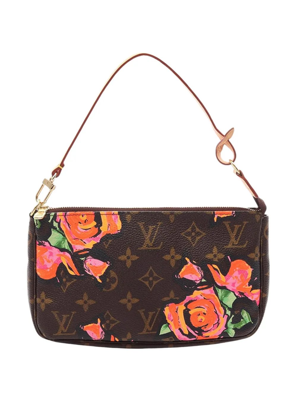2008 Stephen Sprouse Monogram Roses Pochette Accessoires shoulder bag