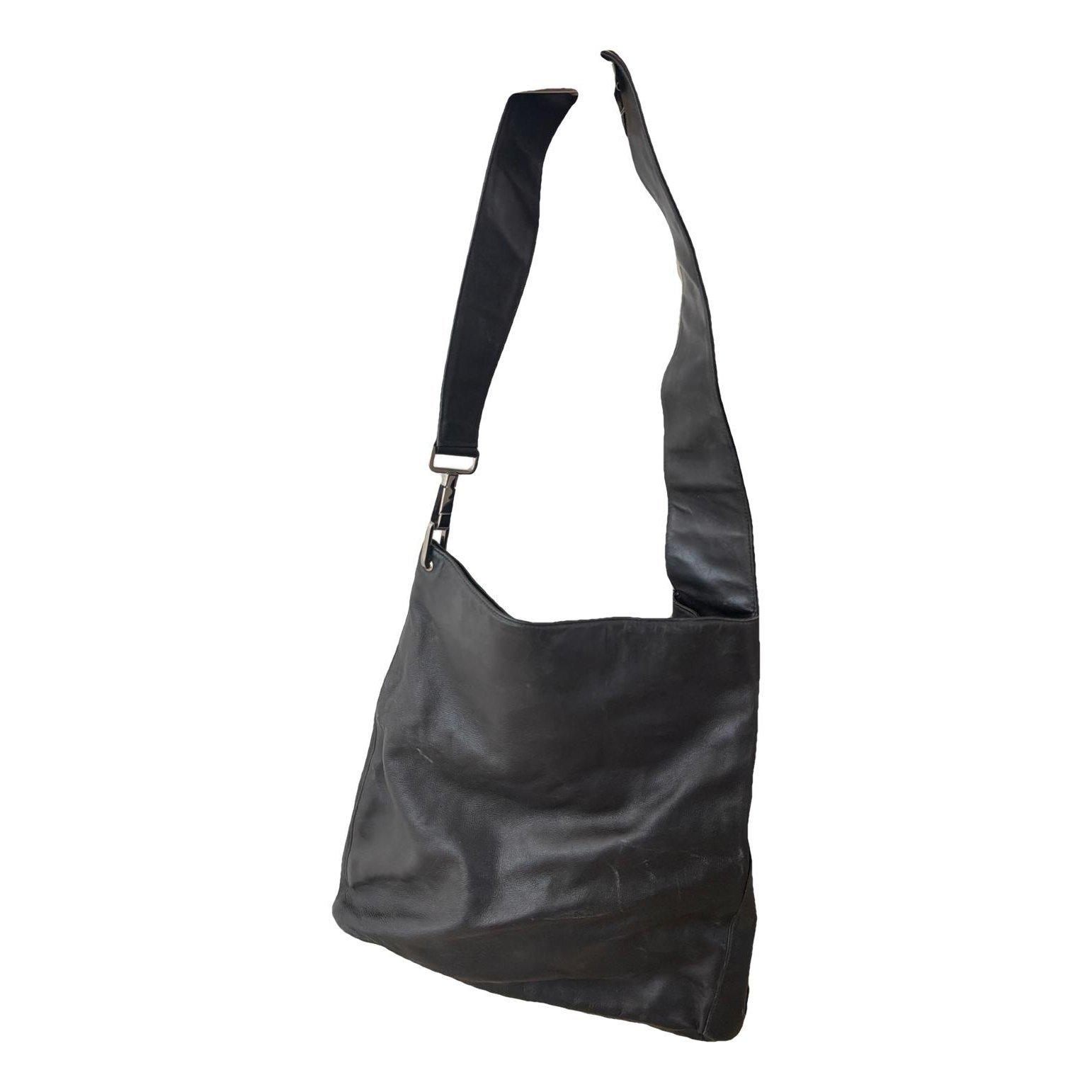 Hobo leather handbag