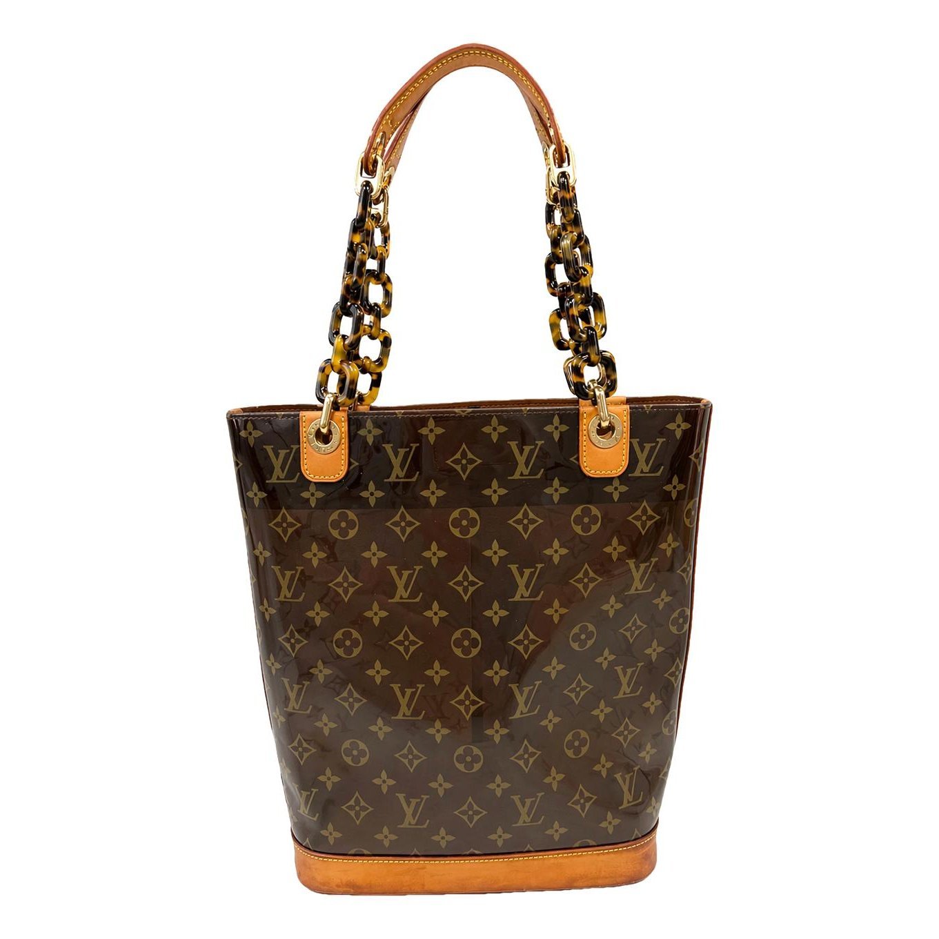 Ambre leather handbag
