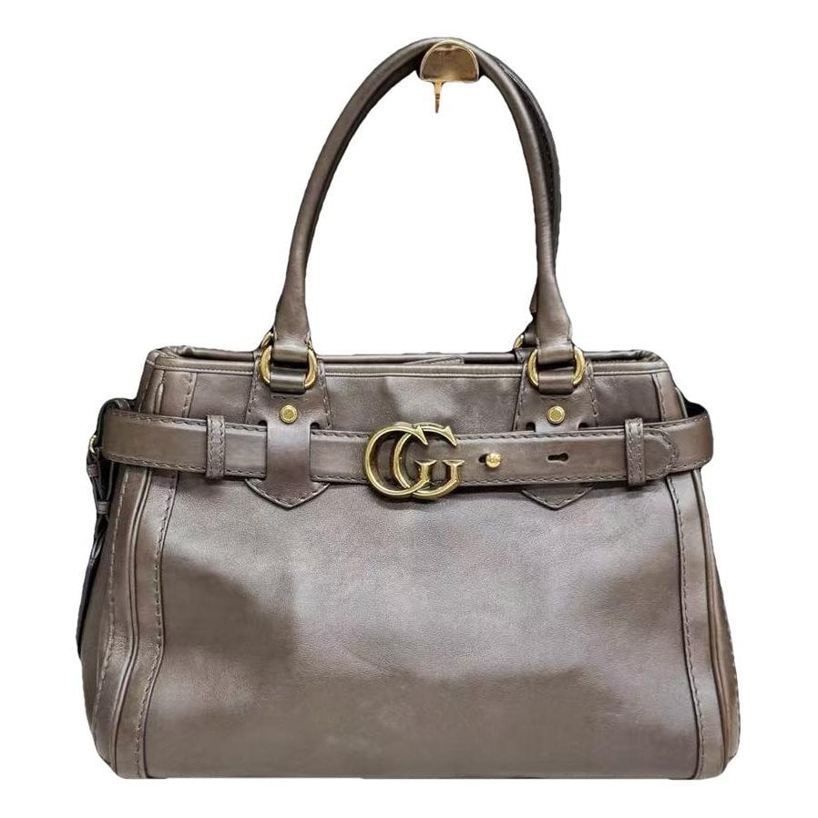 Leather tote