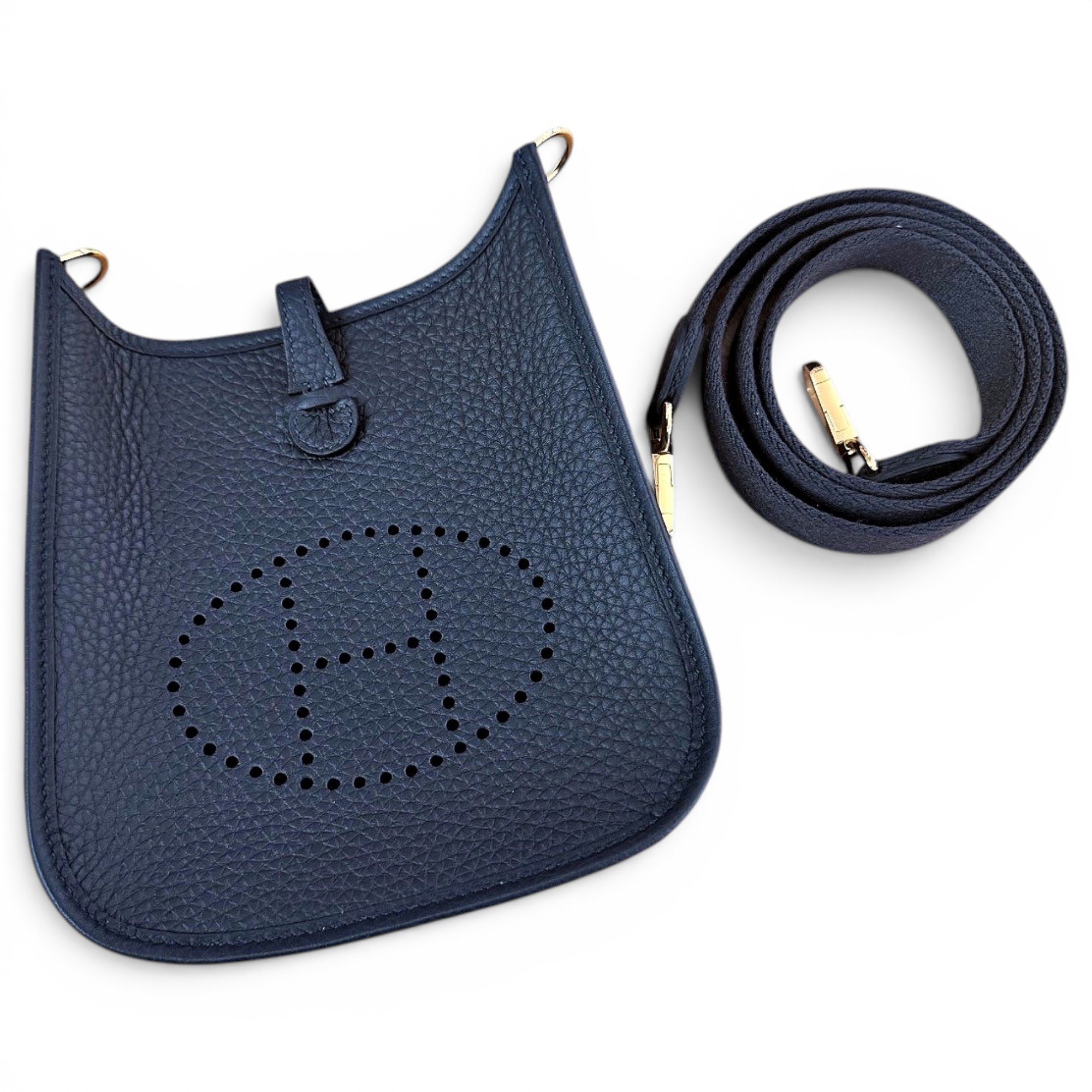 Mini Evelyne leather handbag